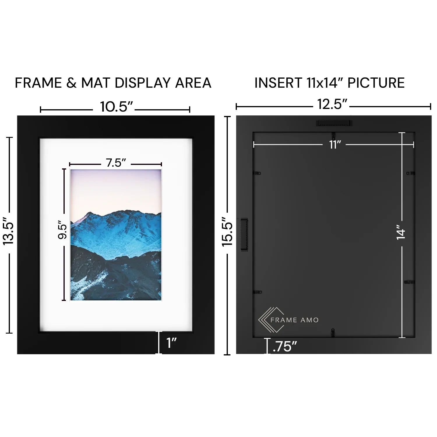 4x6 Marco Foto Madera Mate