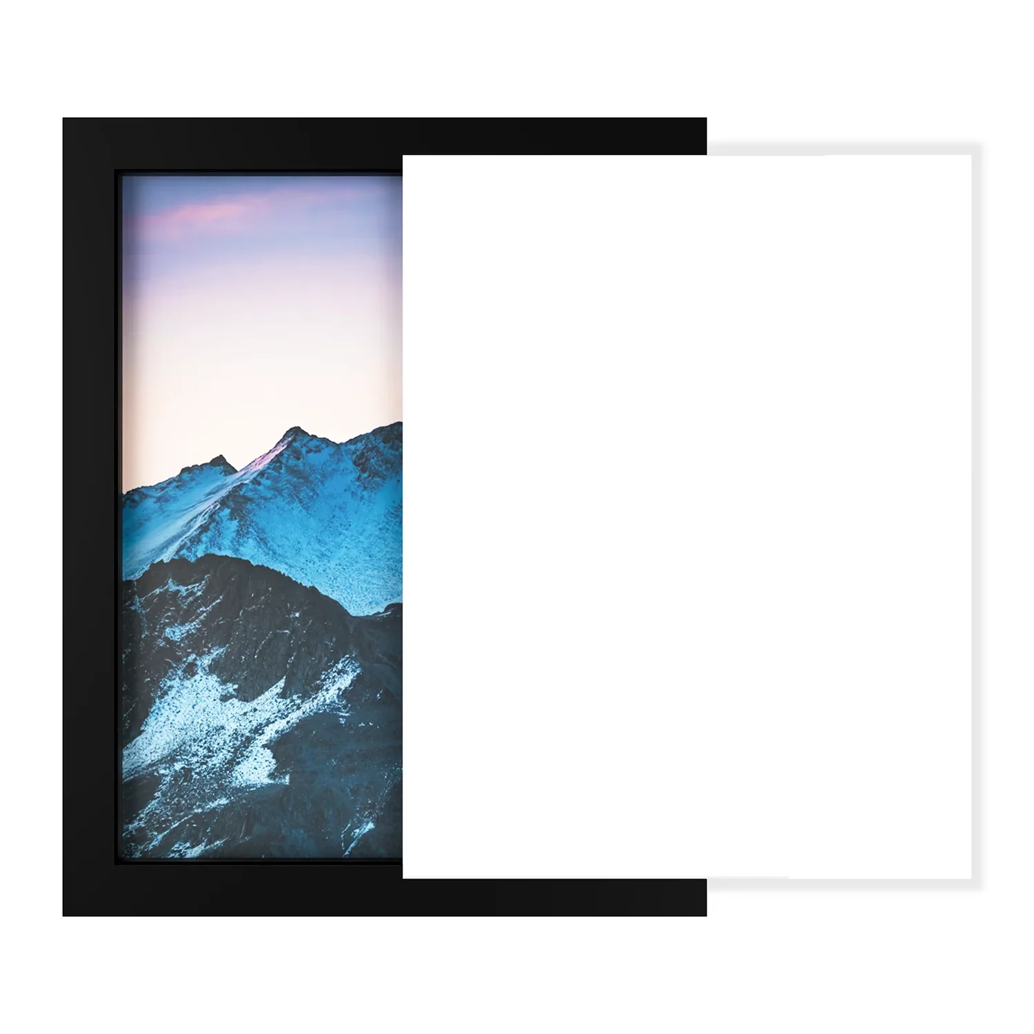 4x6 Marco Foto Madera Mate