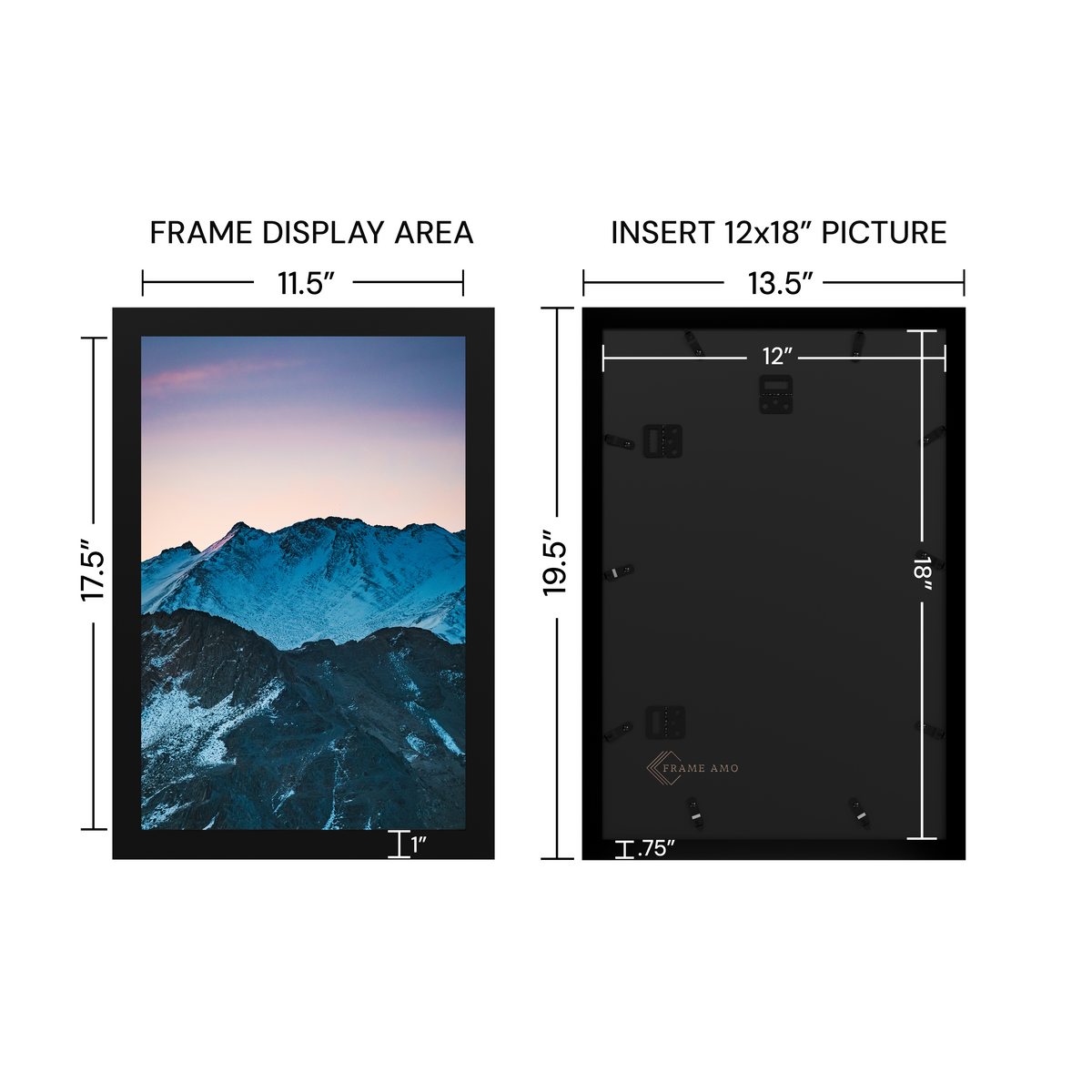 12x18 Wood Frame - Studio Series
