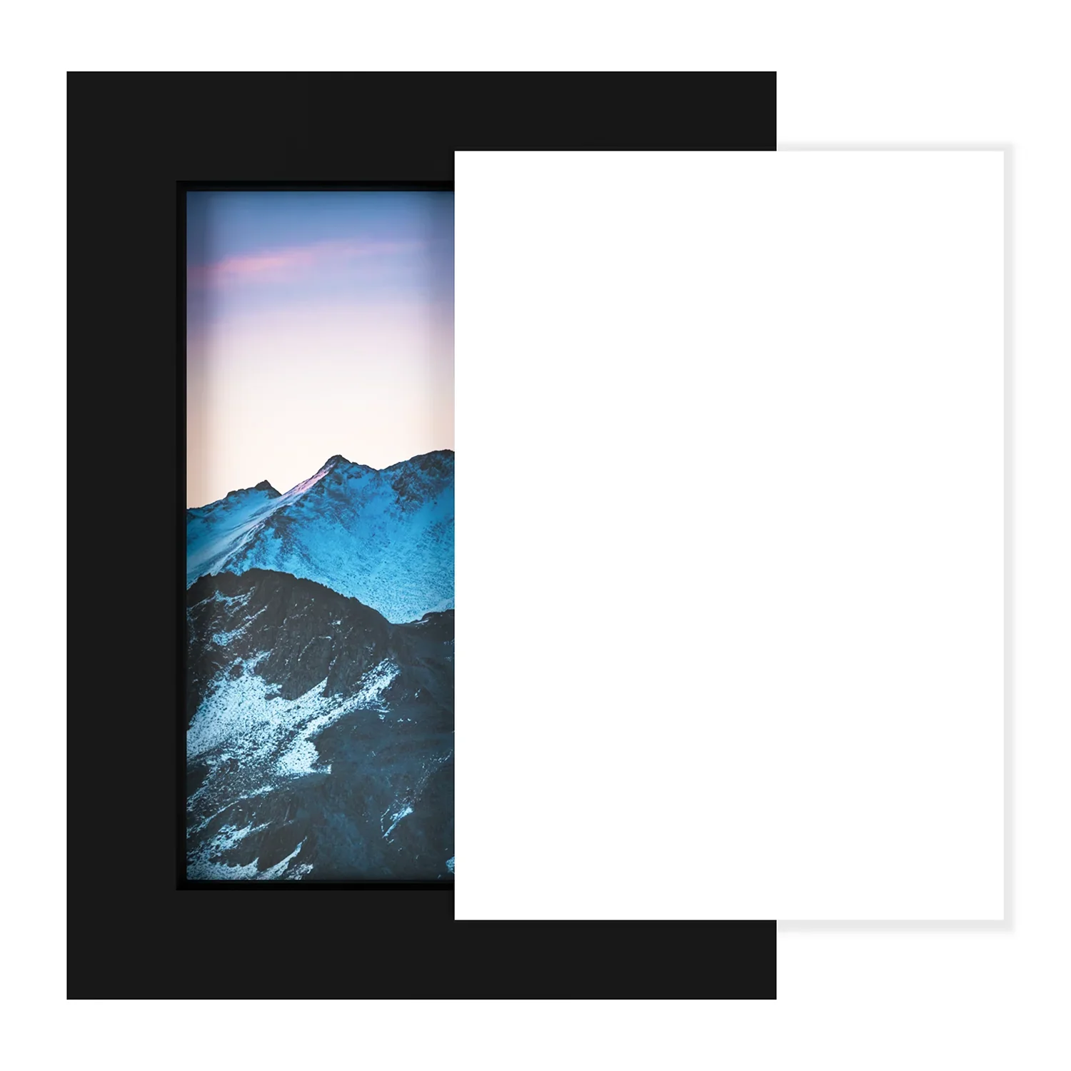 4x6 Marco Foto Madera Mate