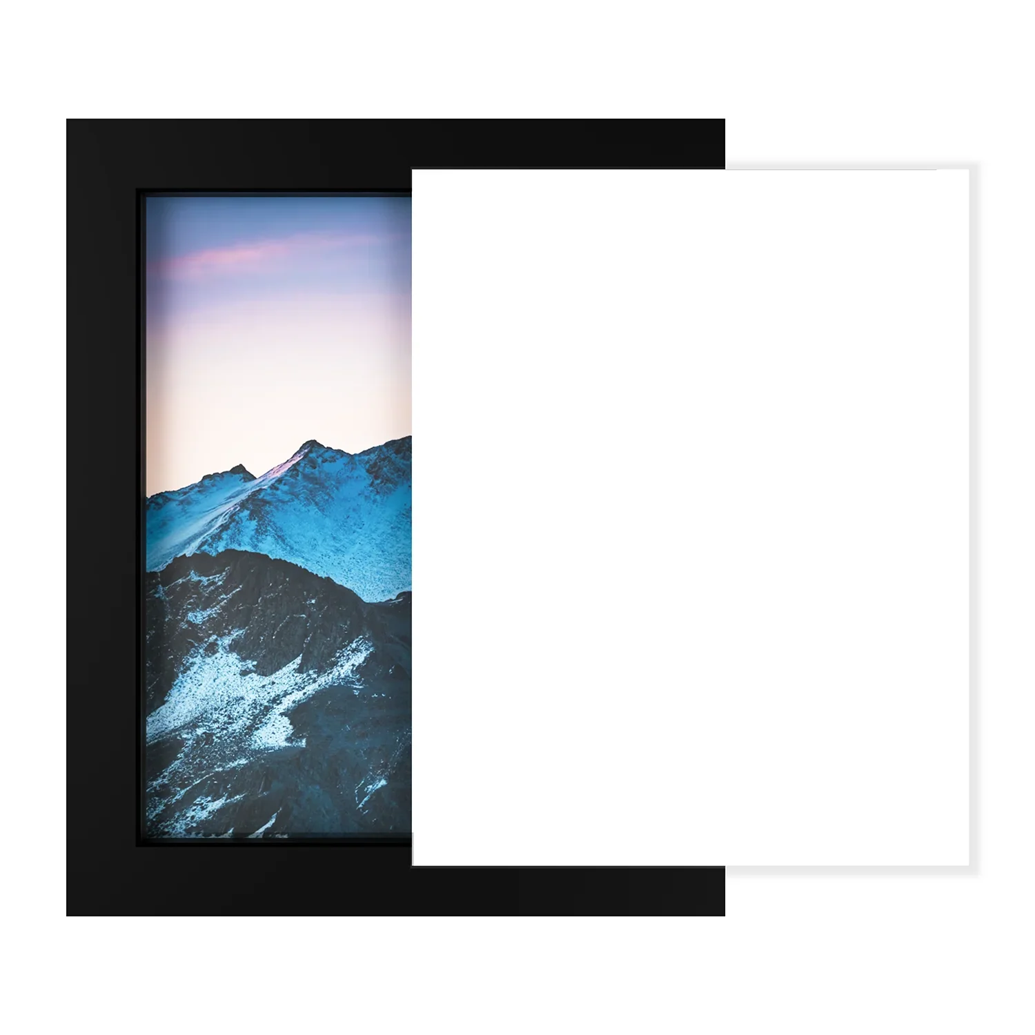 4x6 Marco Foto Madera Mate