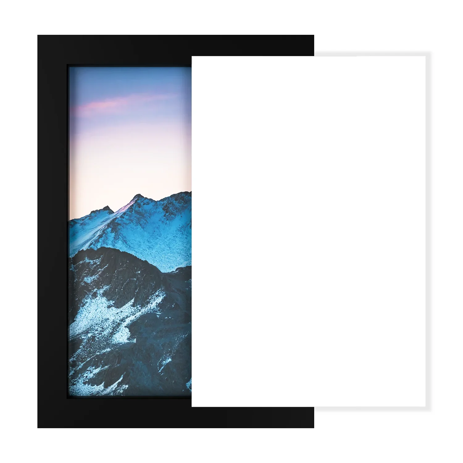 4x6 Marco Foto Madera Mate