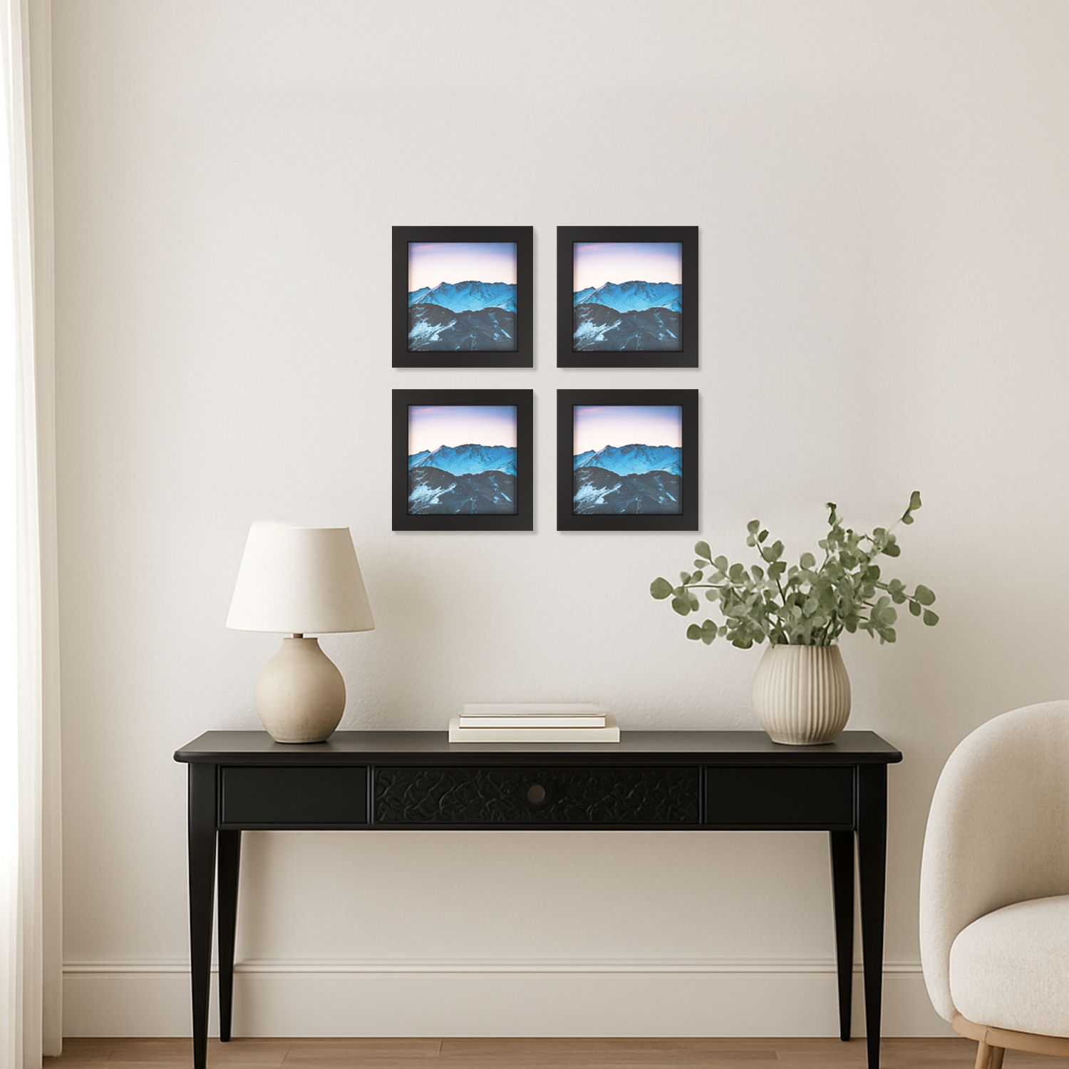 4x6 Marco Foto Madera Mate