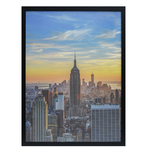 22x30 Modern Picture or Poster Frame, 1 inch Wide Border, Acrylic Front