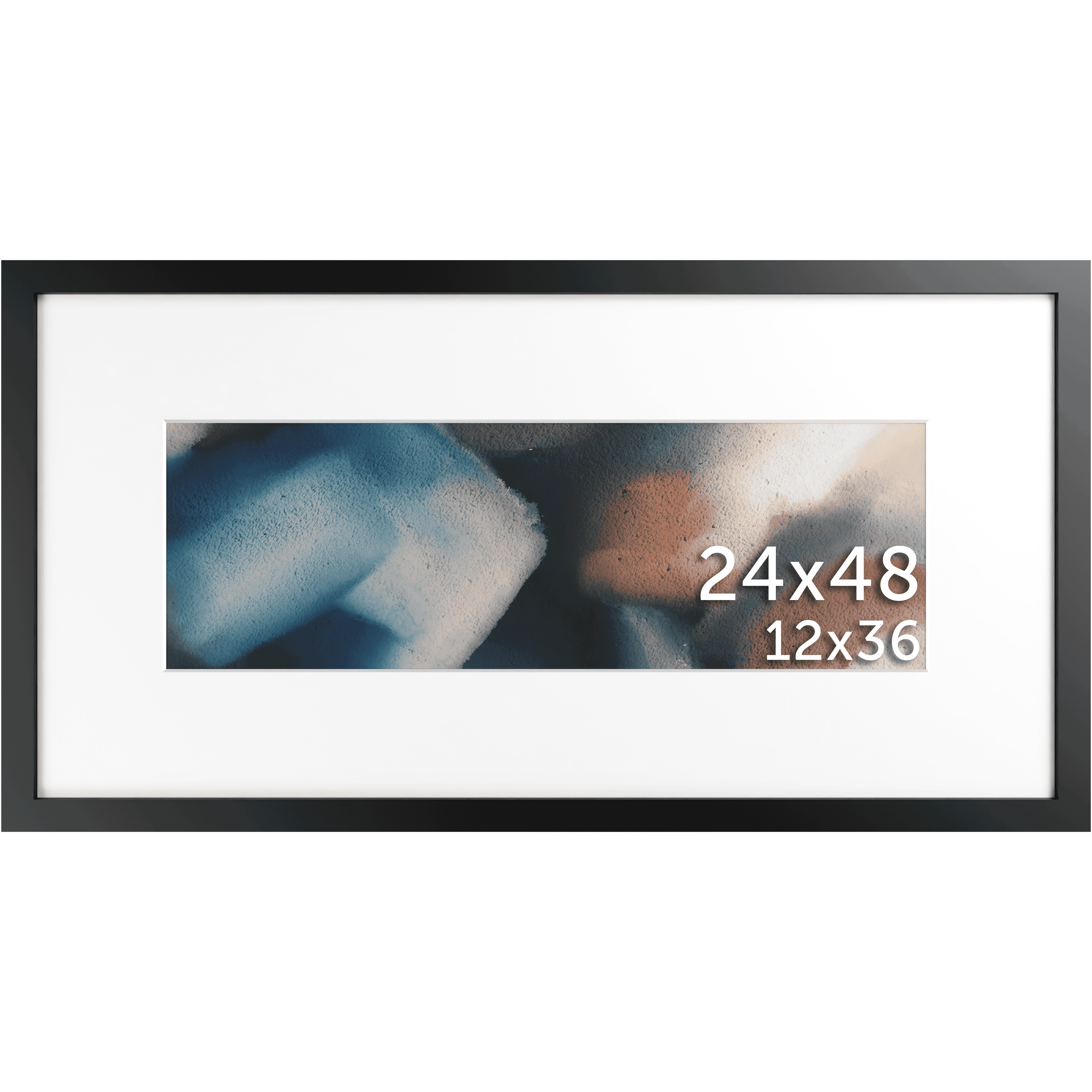 24x48 Matted Frame - Frame Amo
