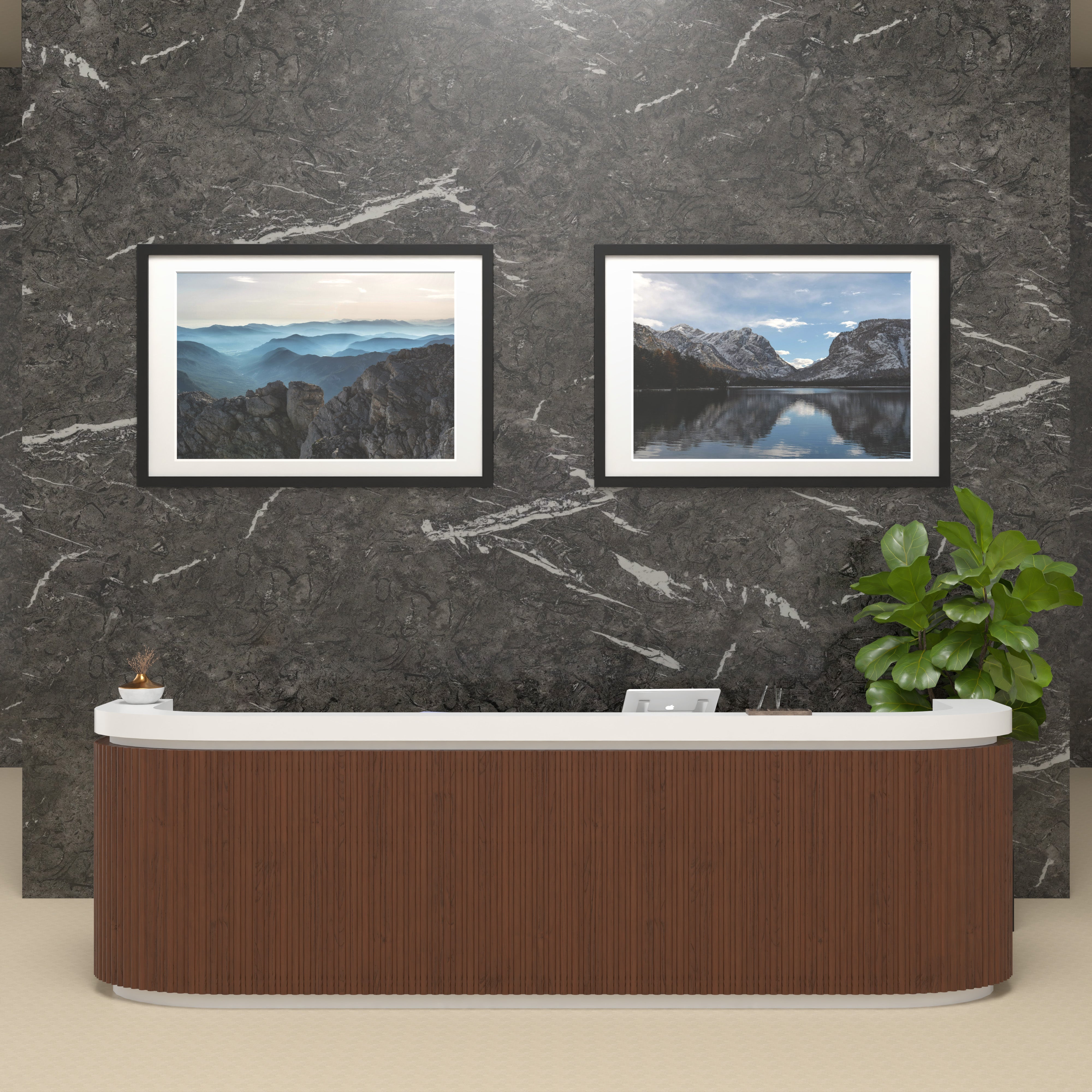 32x48 Marco Foto Madera Mate