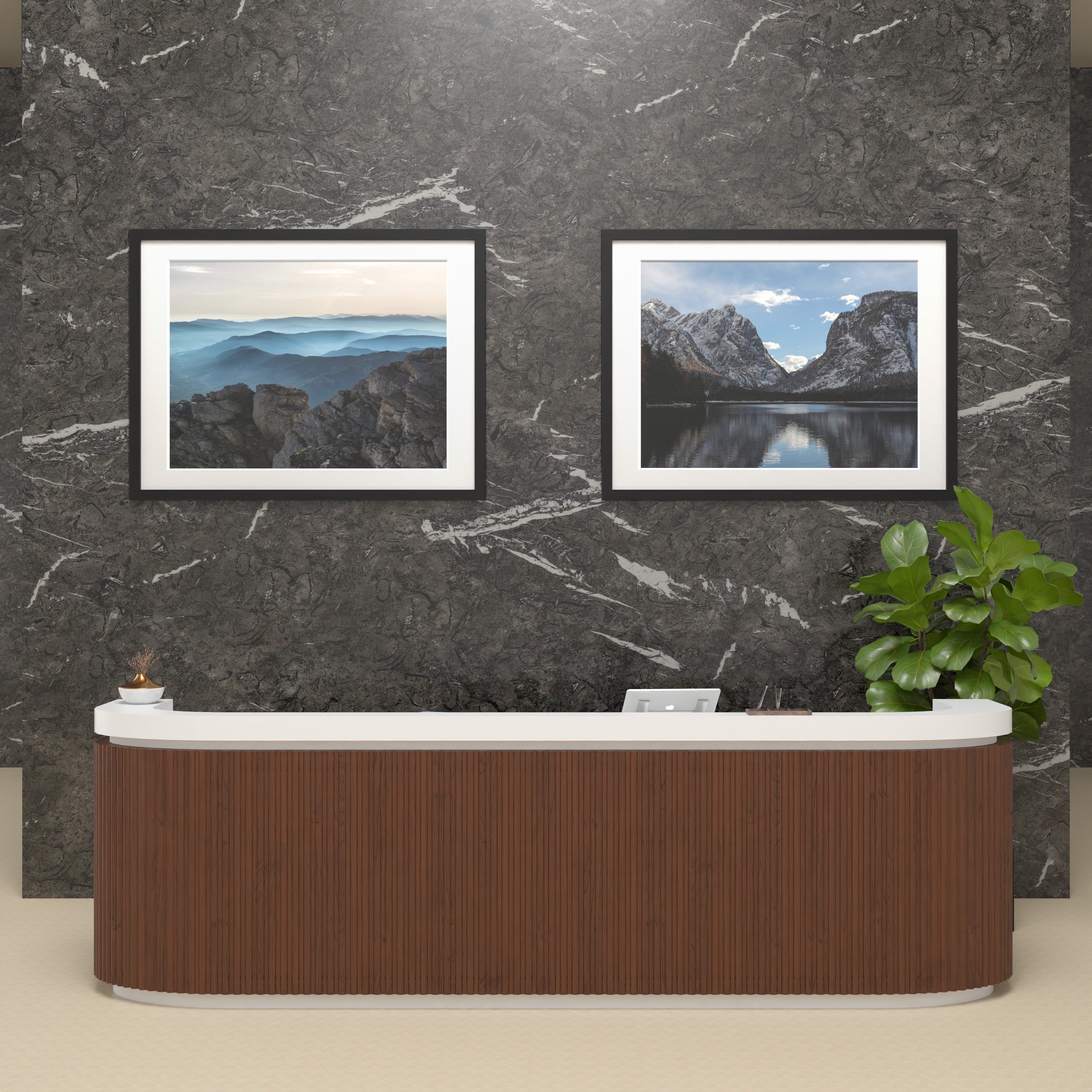 36x48 Marco Foto Madera Mate