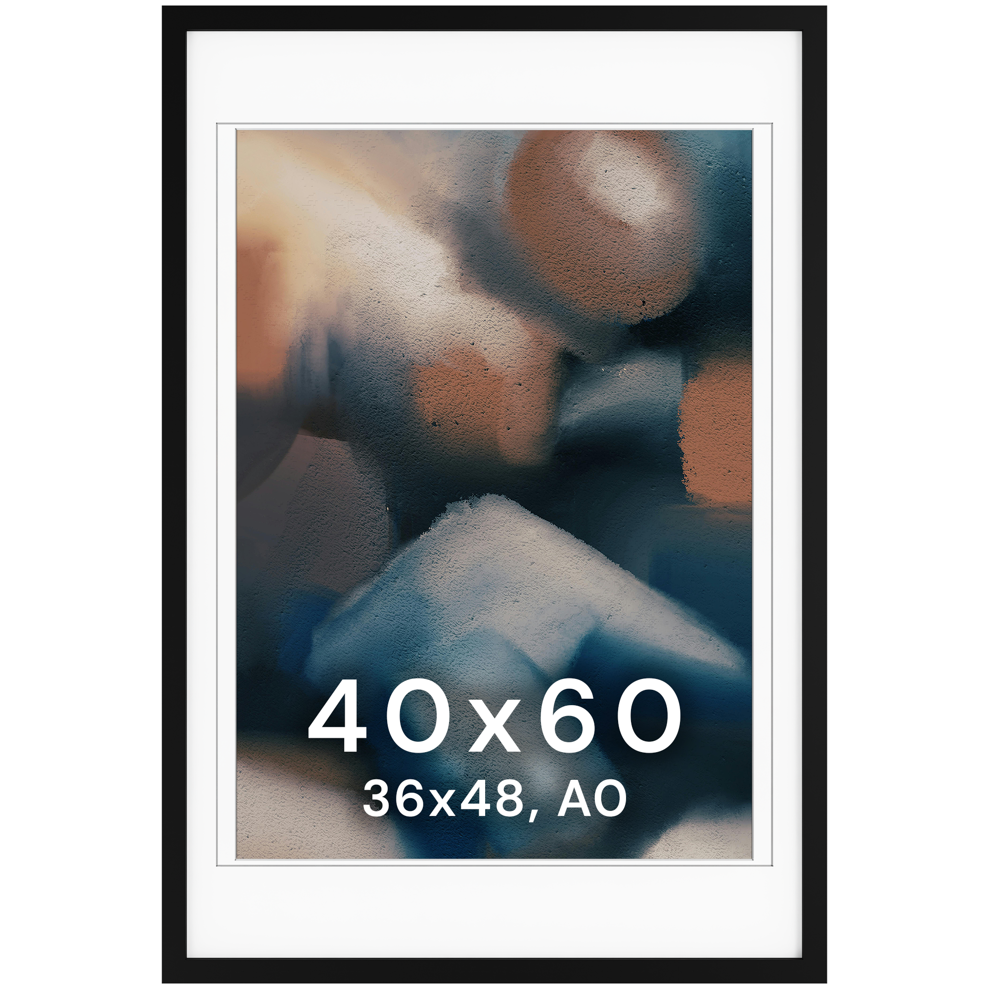 40x60 Marco Foto Madera Mate