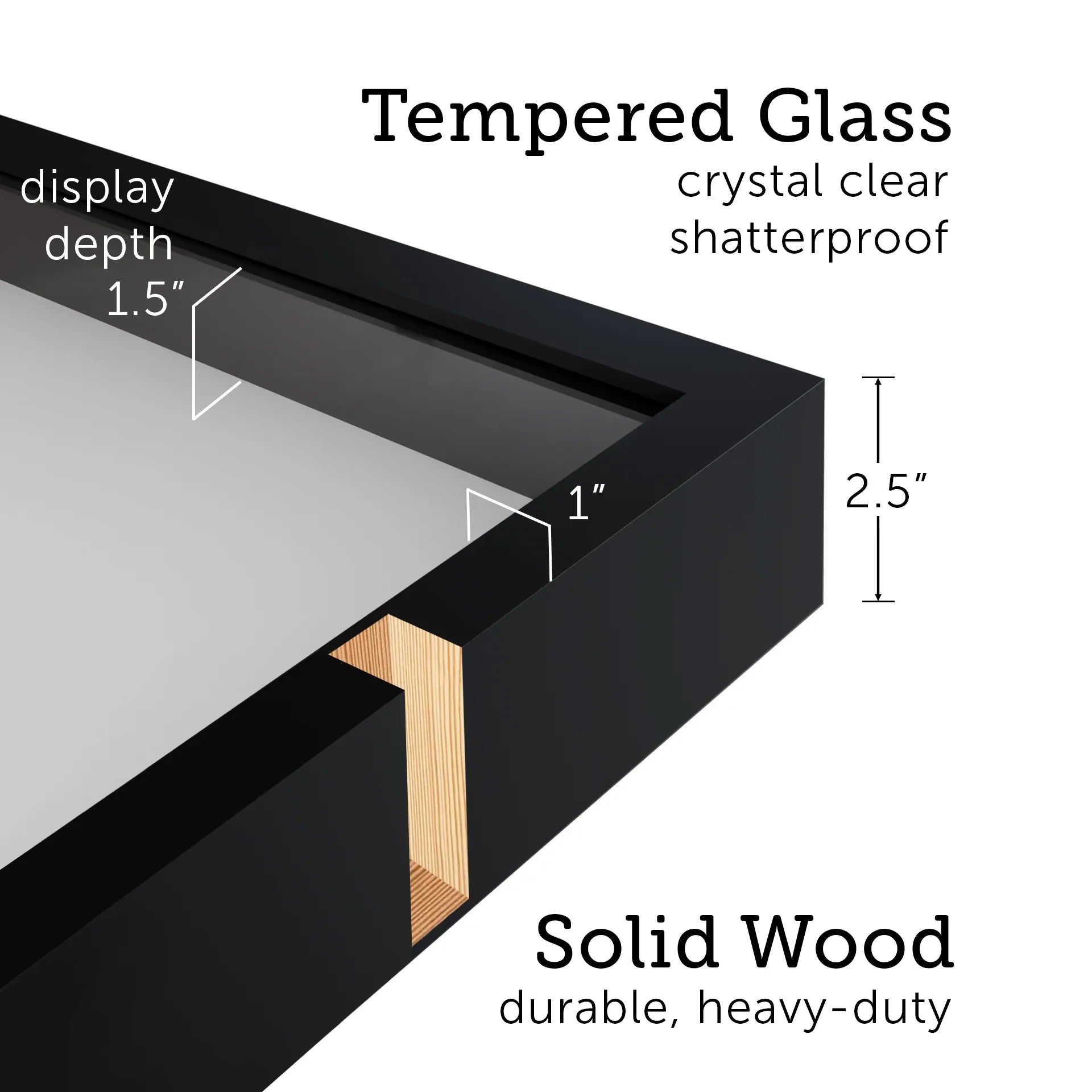 24x36 Wood Shadow Box Frame