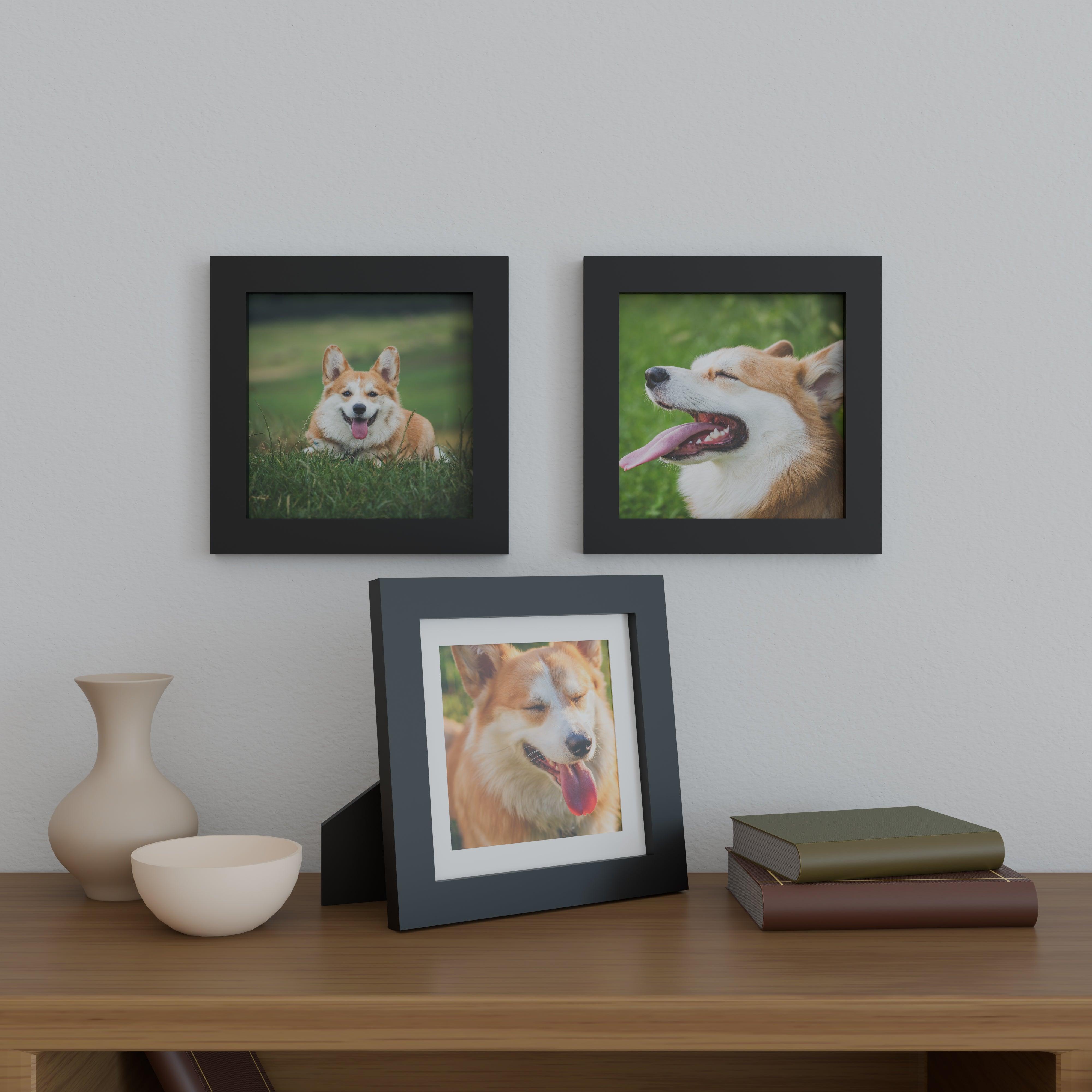 10x10 Matted Wood Frame - Signature Glass