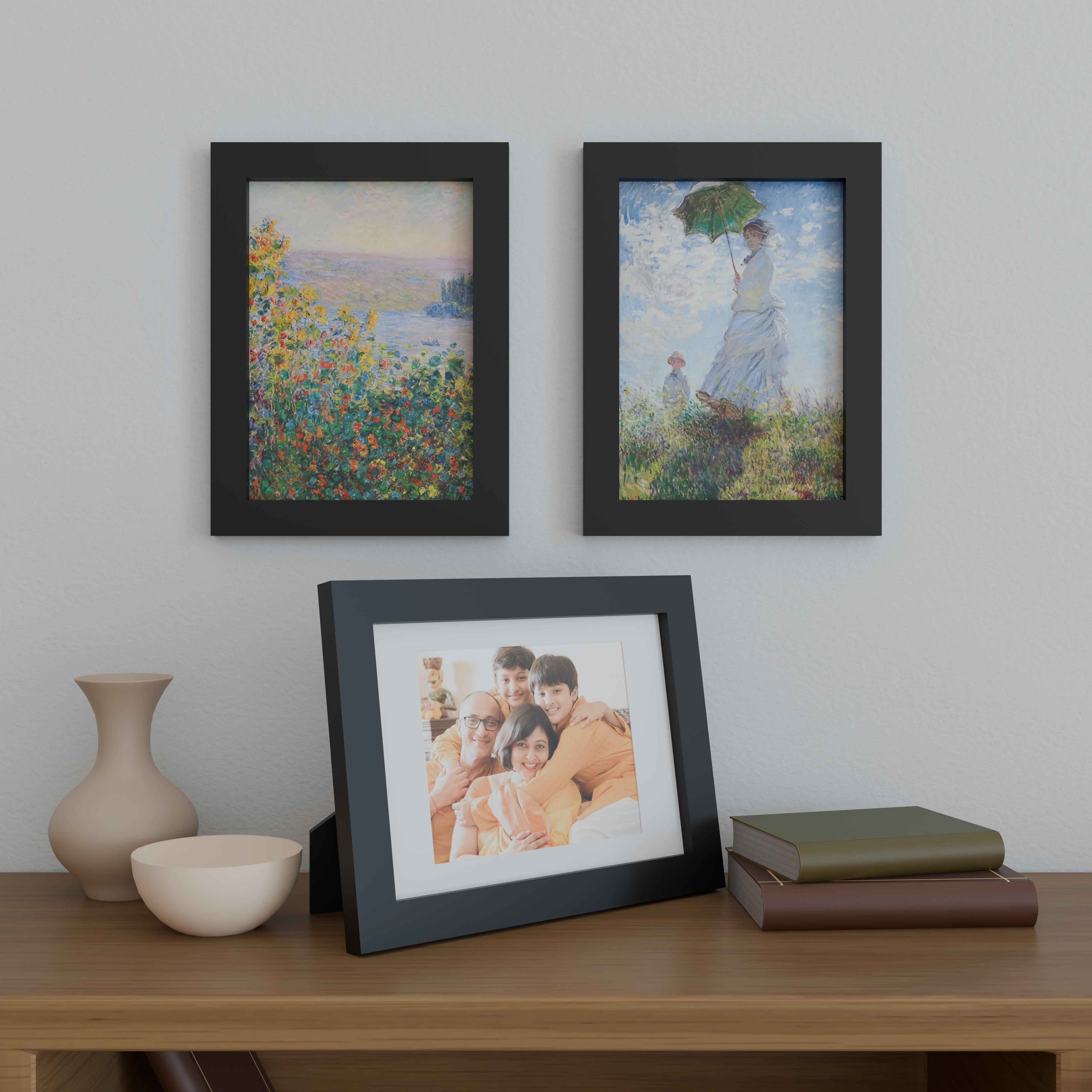 10x14 Matted Wood Frame - Signature Glass