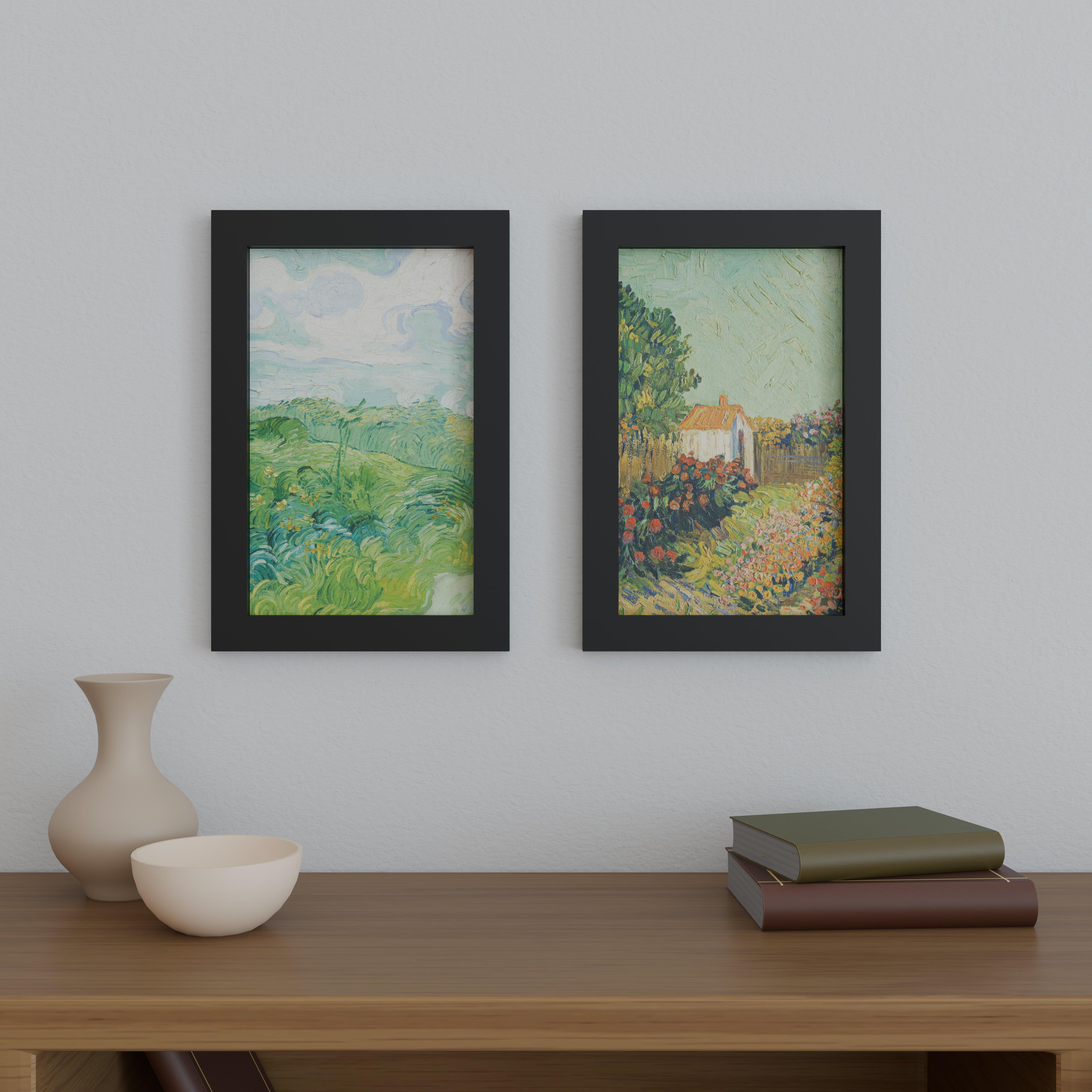 10x16 Matted Wood Frame - Signature Glass