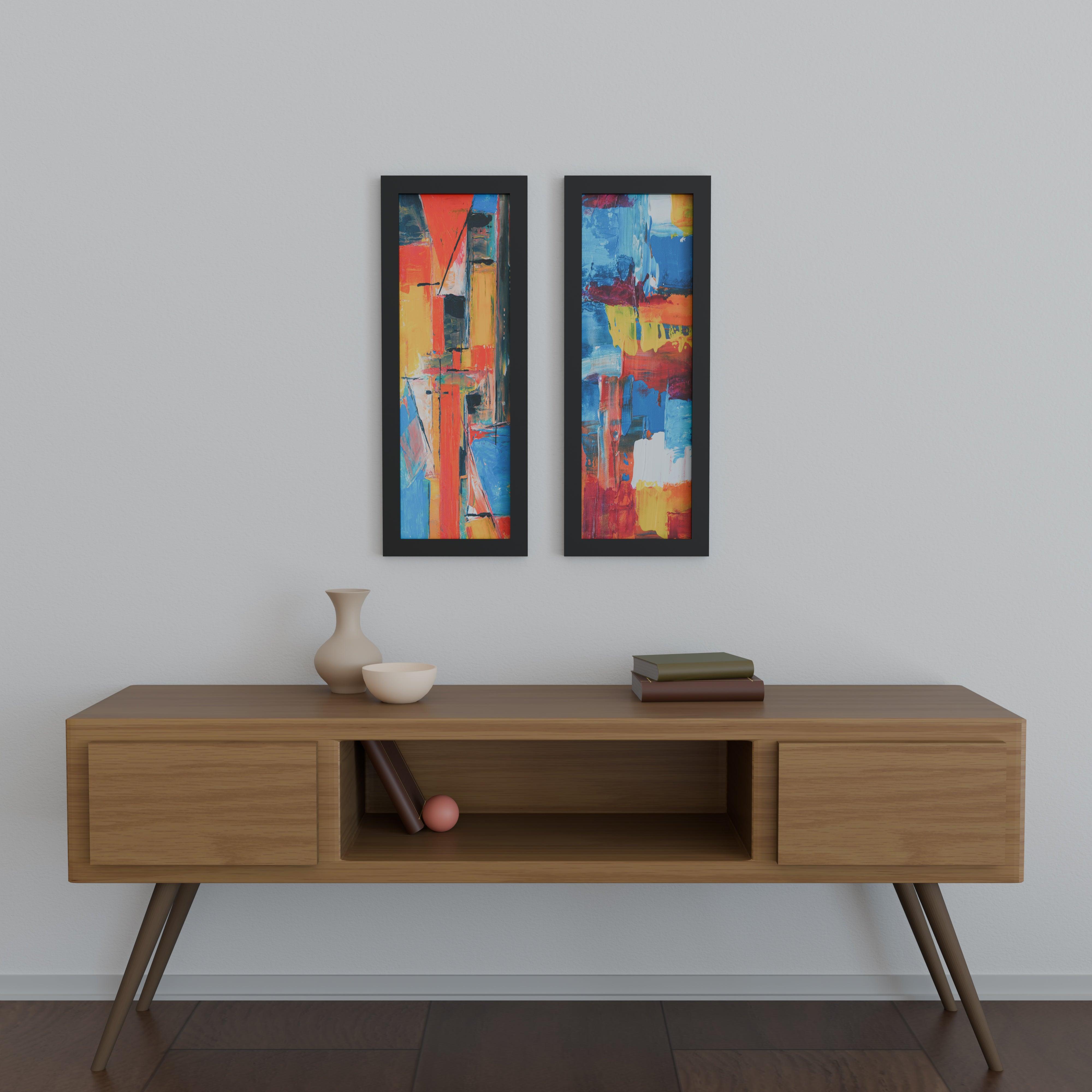 10x30 Matted Wood Frame - Signature Glass