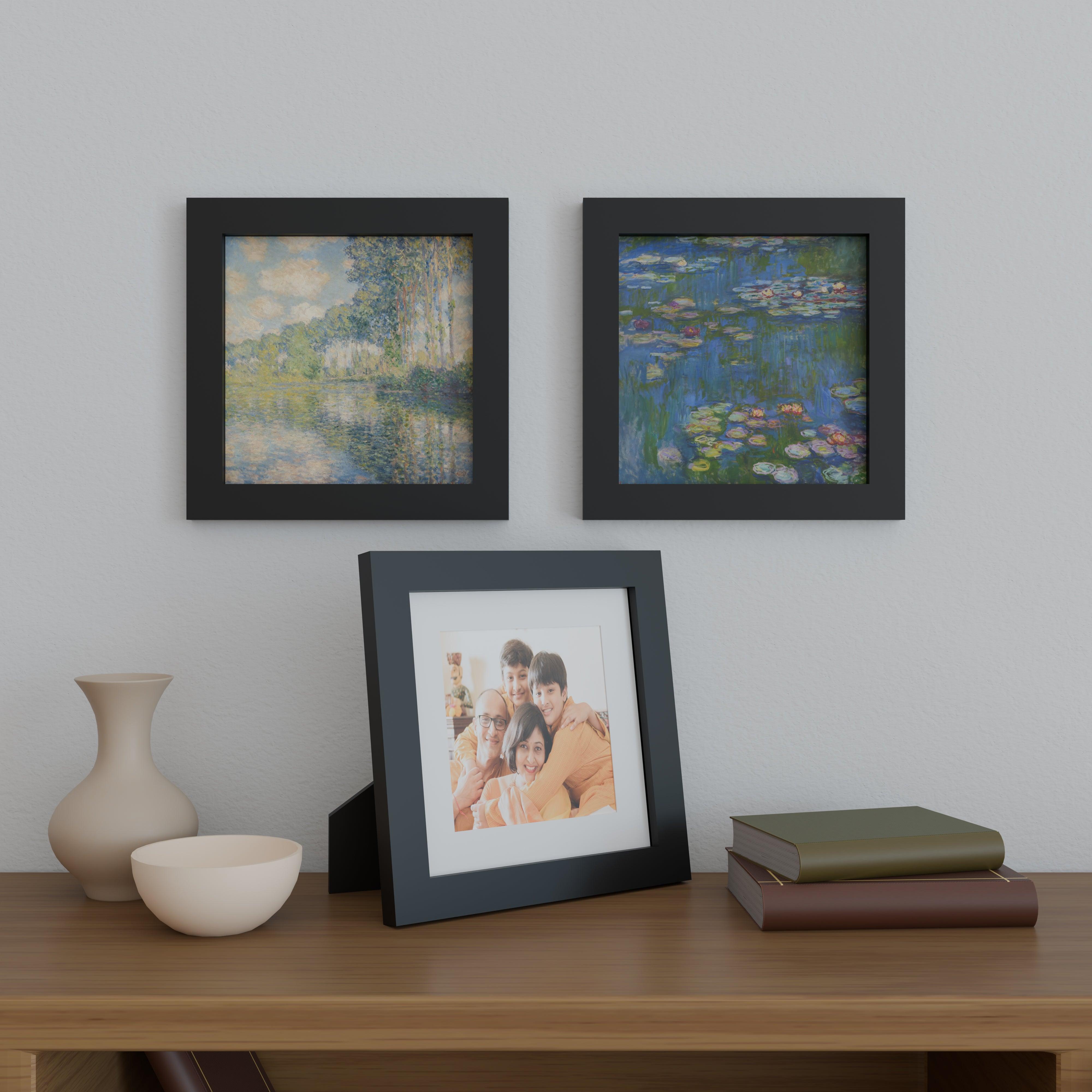 11x11 Matted Wood Frame - Signature Glass