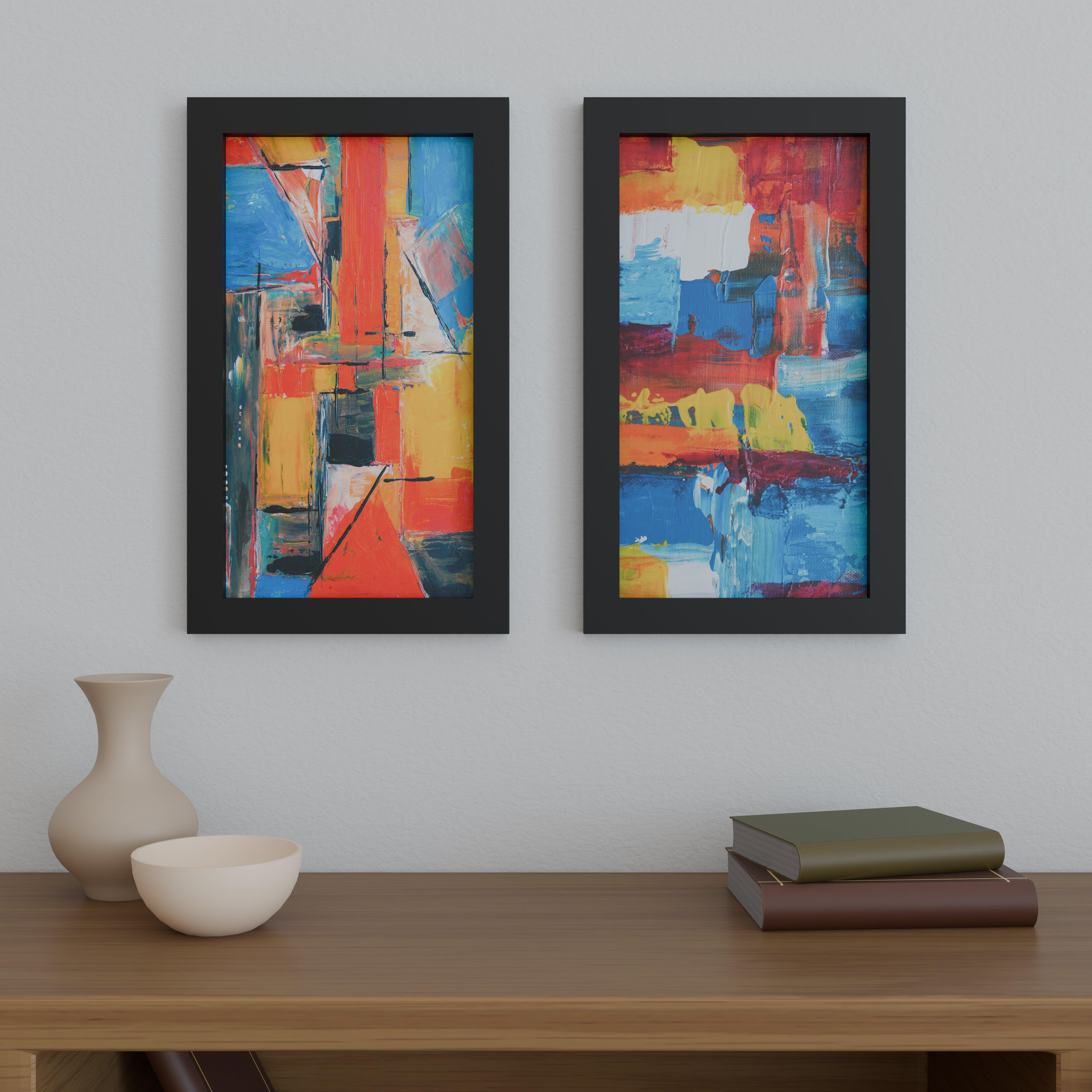 11x20 Matted Wood Frame - Signature Glass