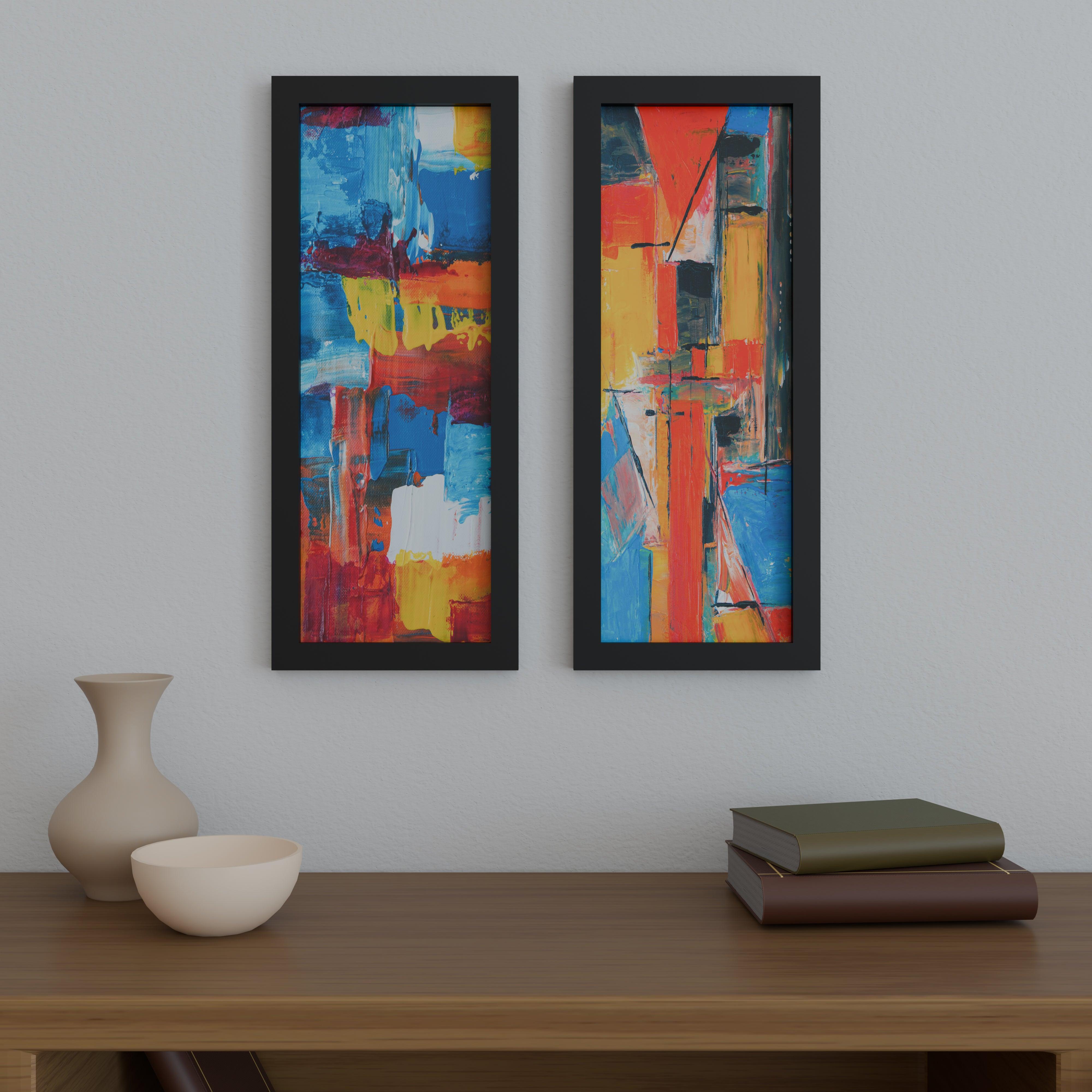 11x30 Matted Wood Frame - Signature Glass