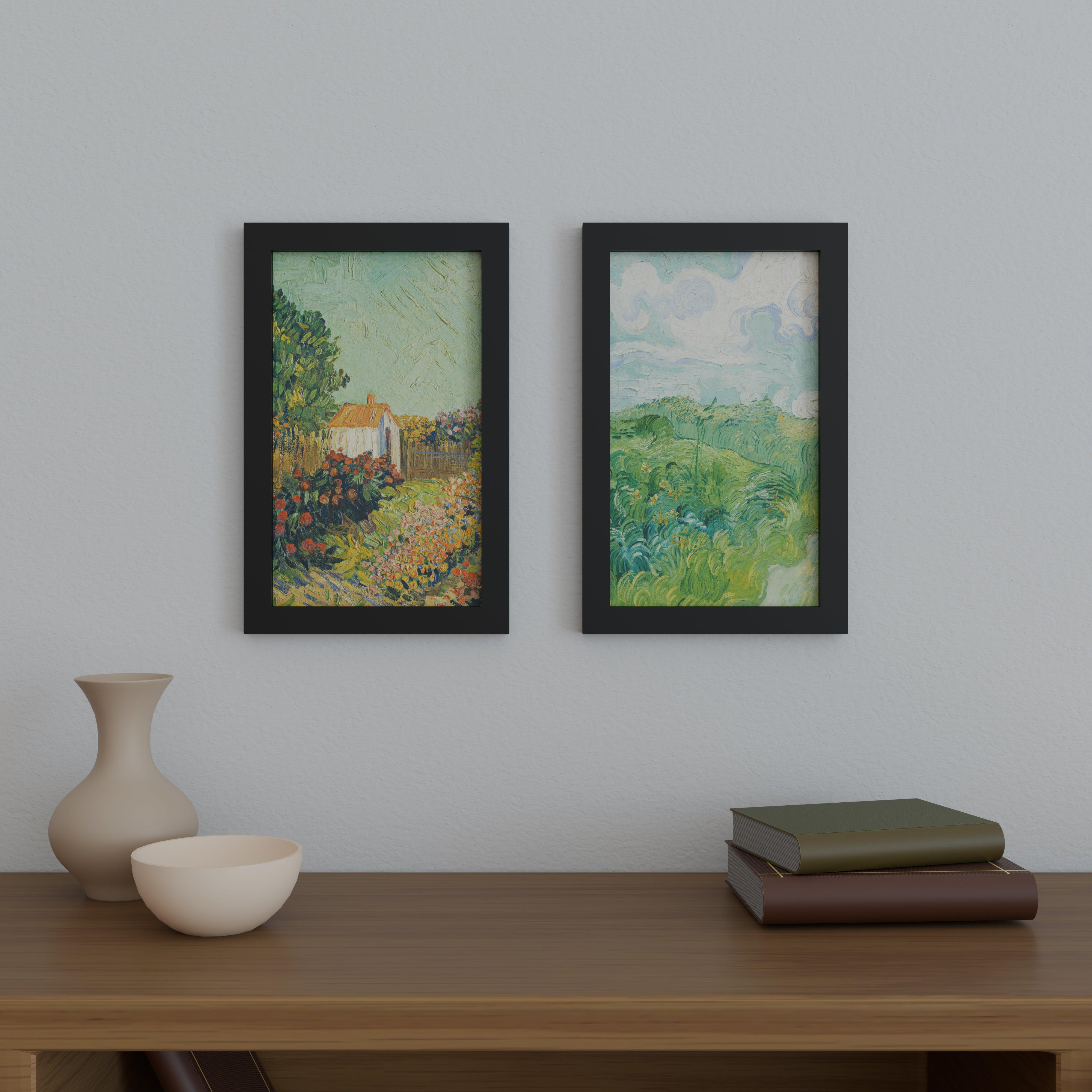 12x20 Matted Wood Frame - Signature Glass