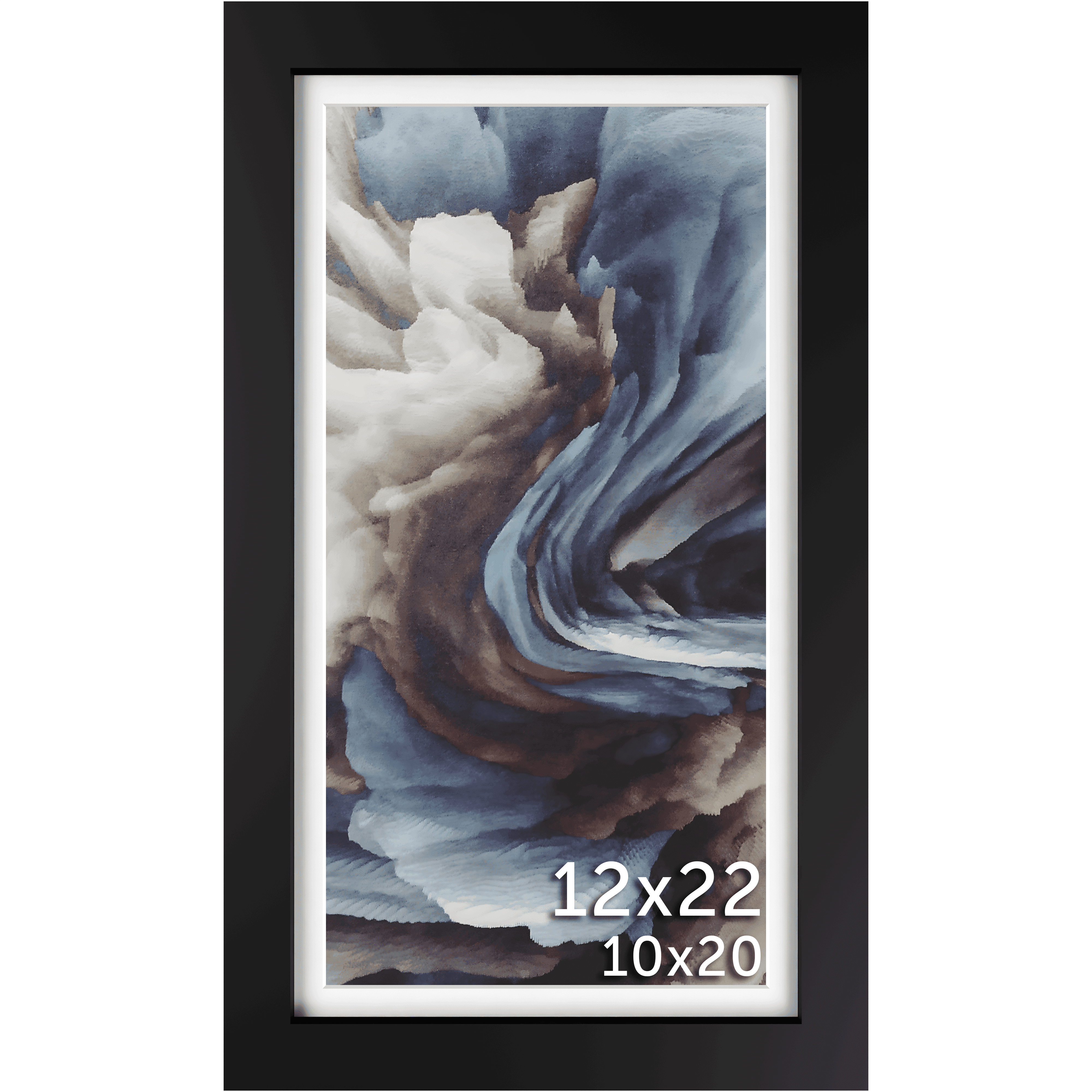 12x22 Matted Frame - Frame Amo