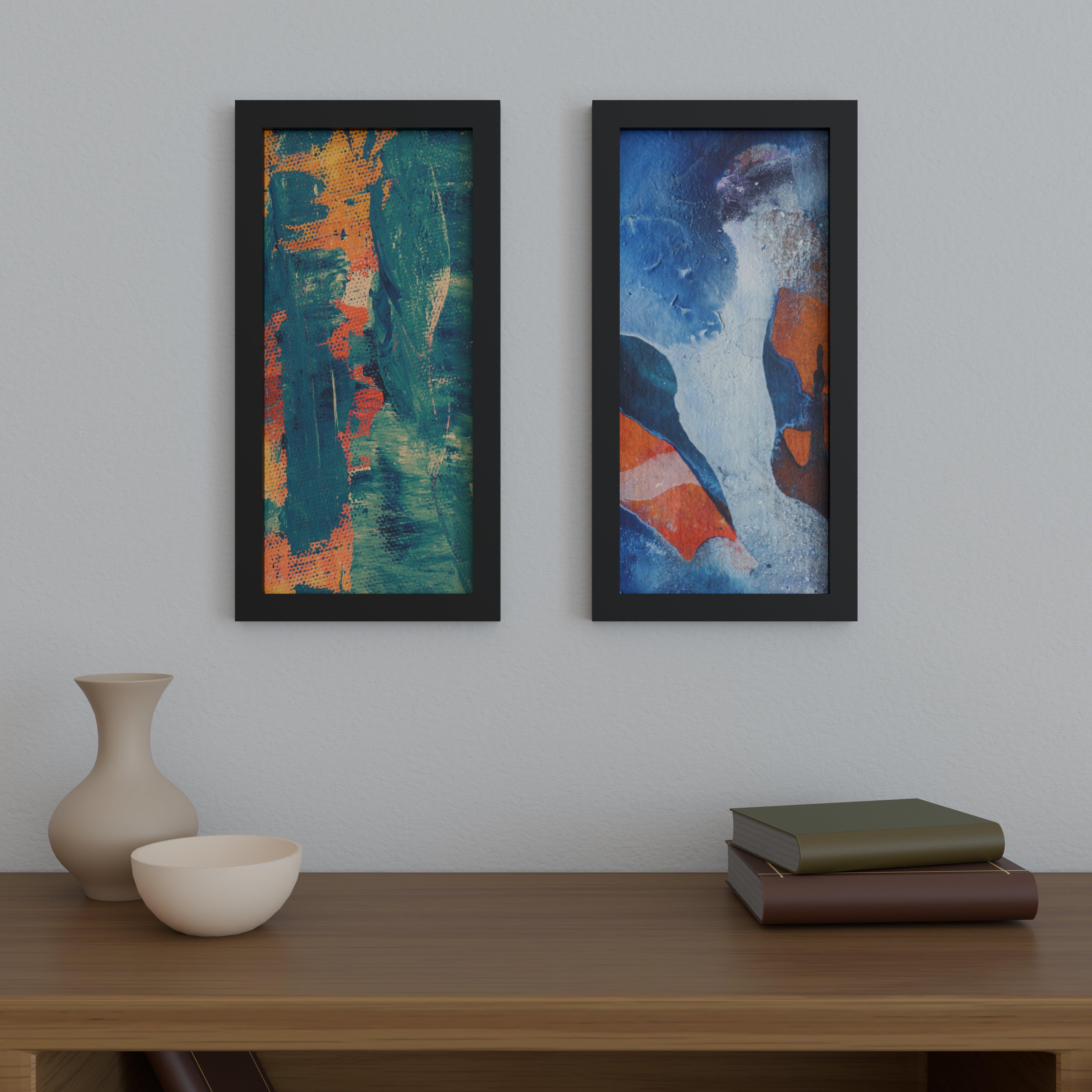 12x26 Matted Wood Frame - Signature Glass