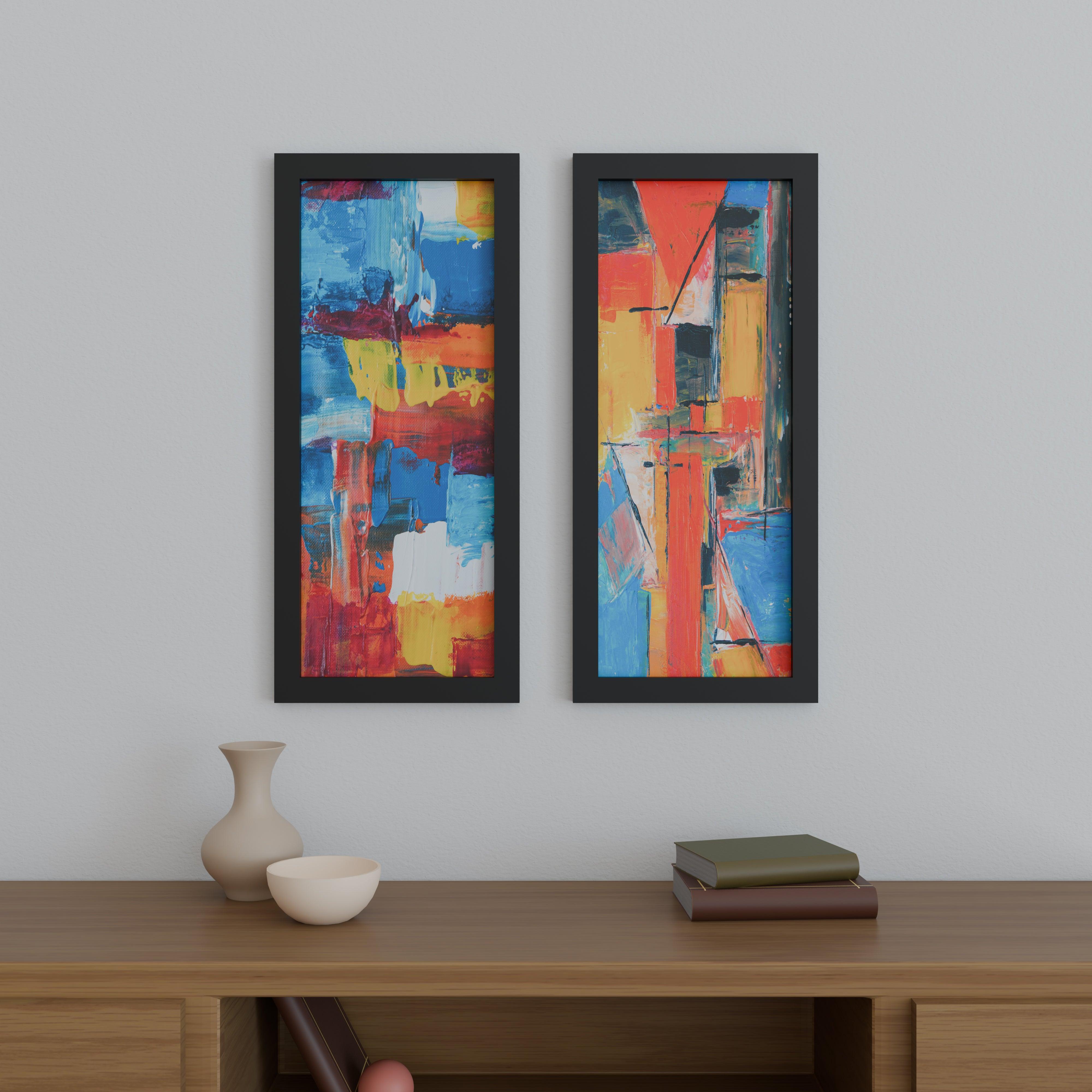 12x30 Matted Wood Frame - Signature Glass