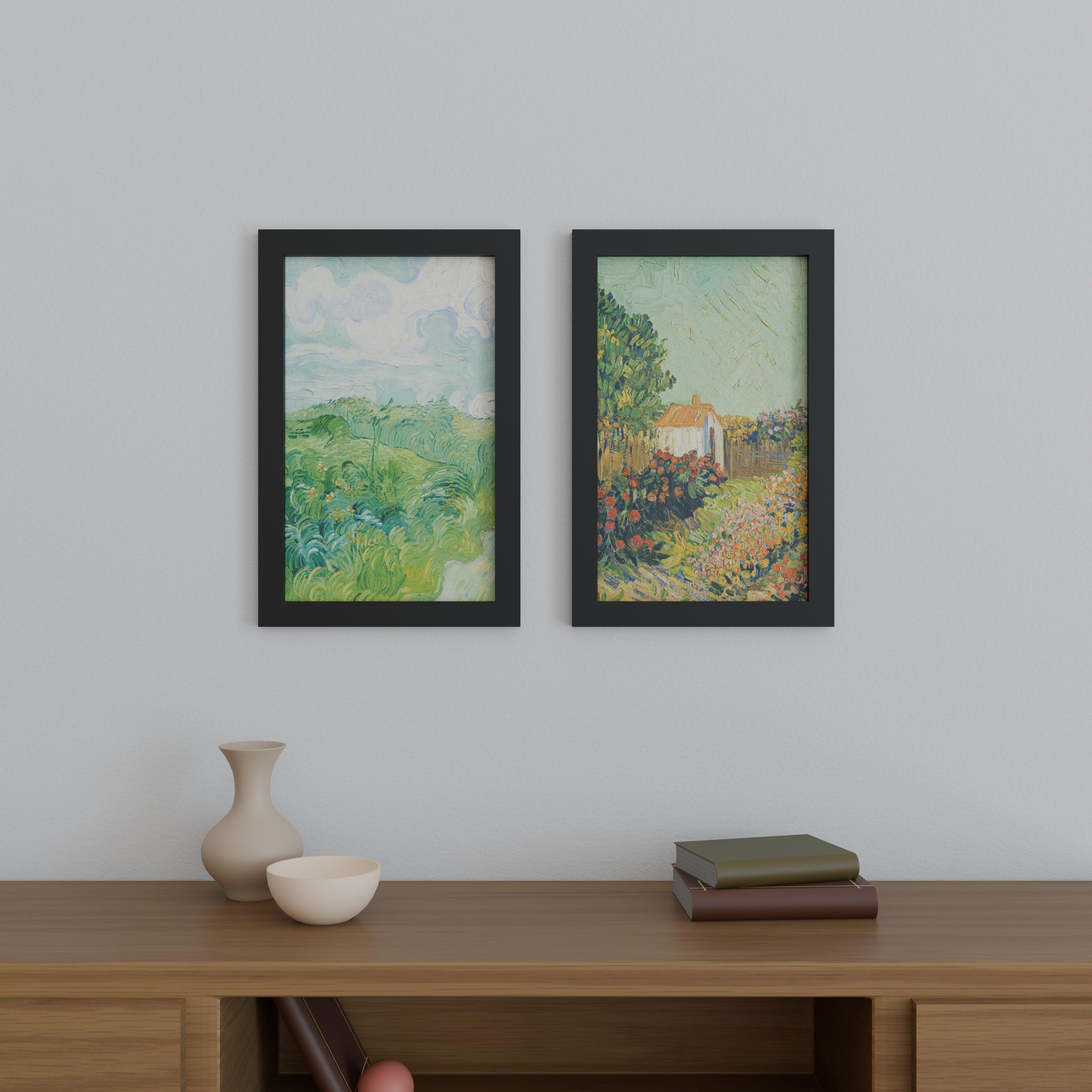 13x21 Matted Wood Frame - Signature Glass