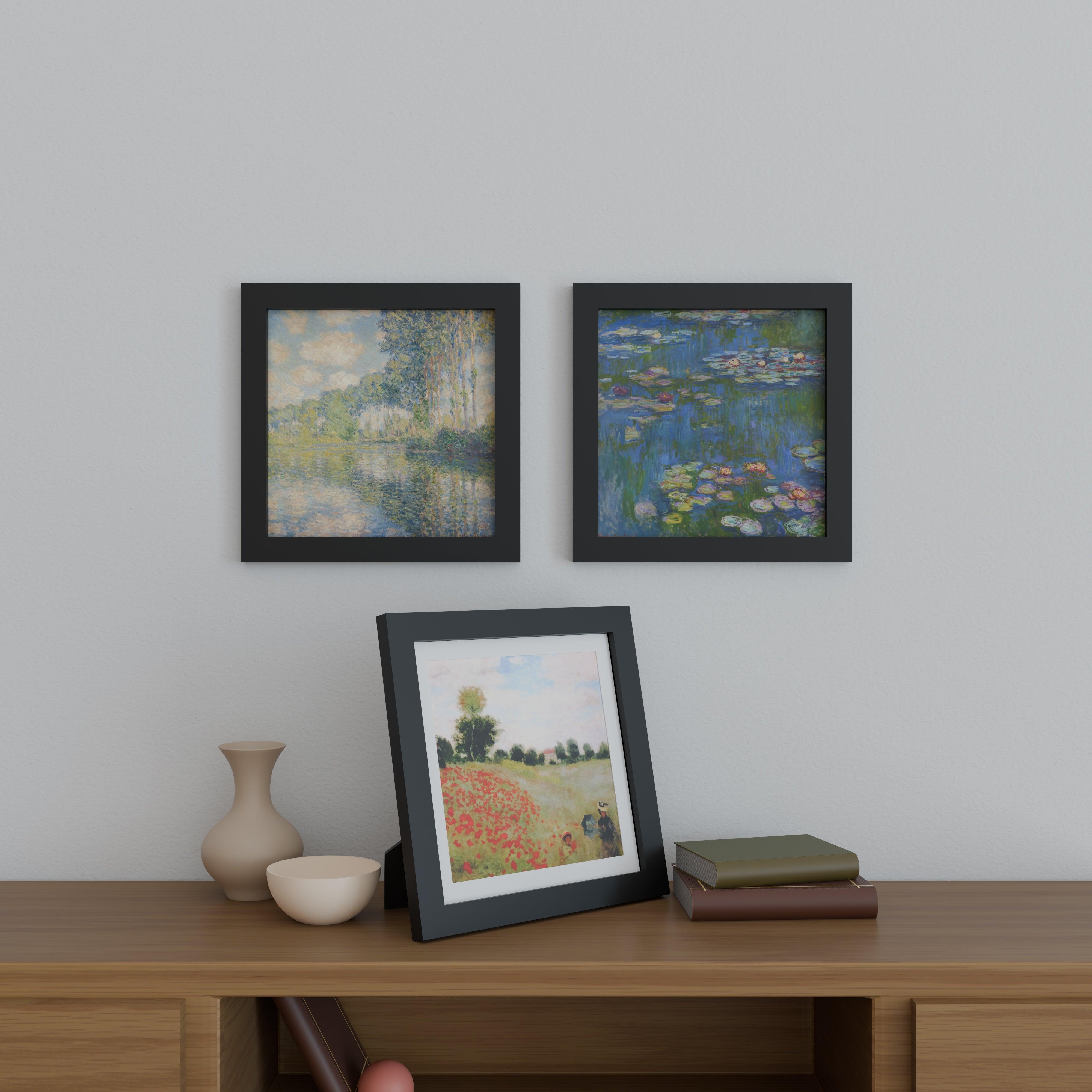 14x14 Matted Wood Frame - Signature Glass