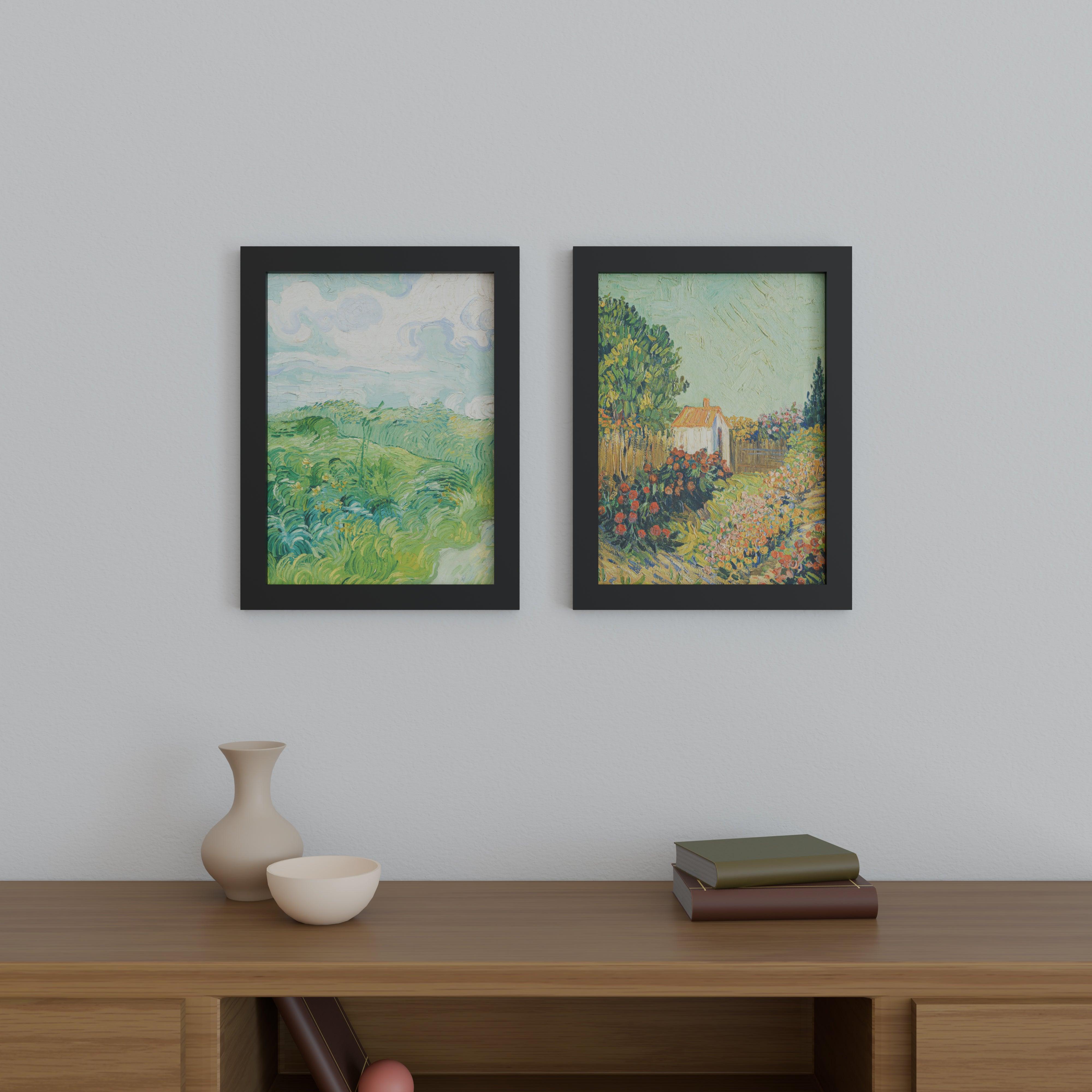 14x19 Matted Wood Frame - Signature Glass