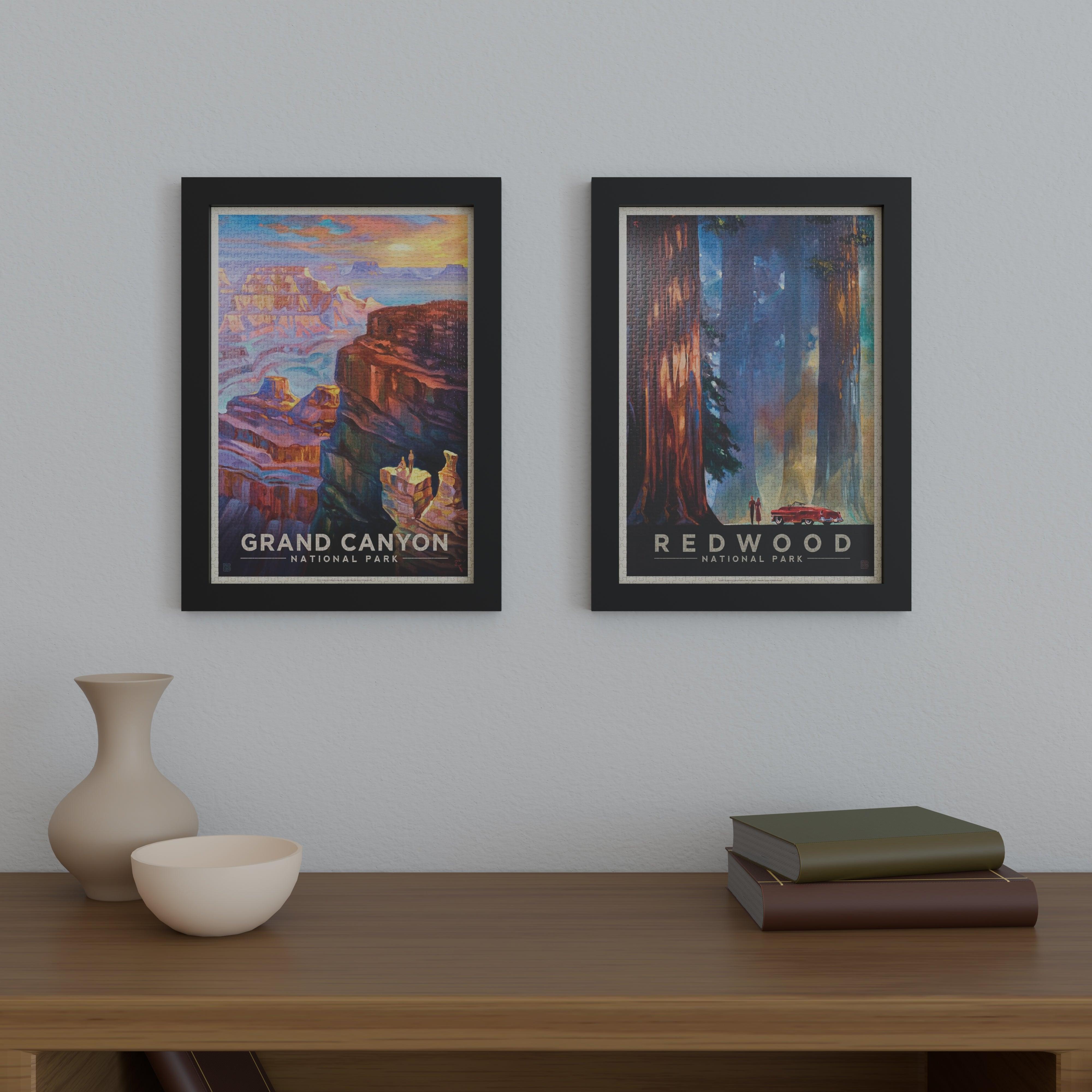 15x21.25 Matted Wood Frame - Signature Glass