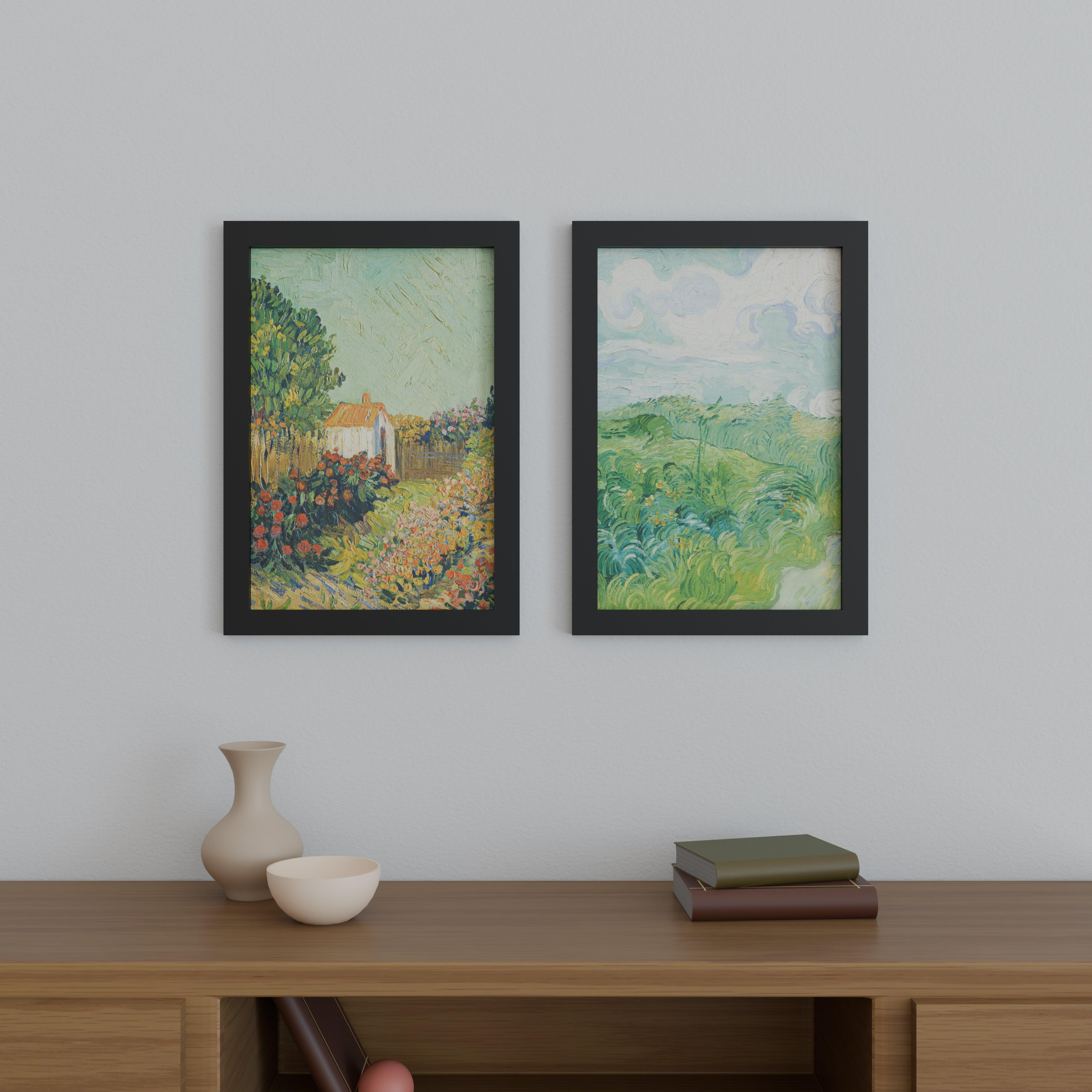 15x22 Matted Wood Frame - Signature Glass