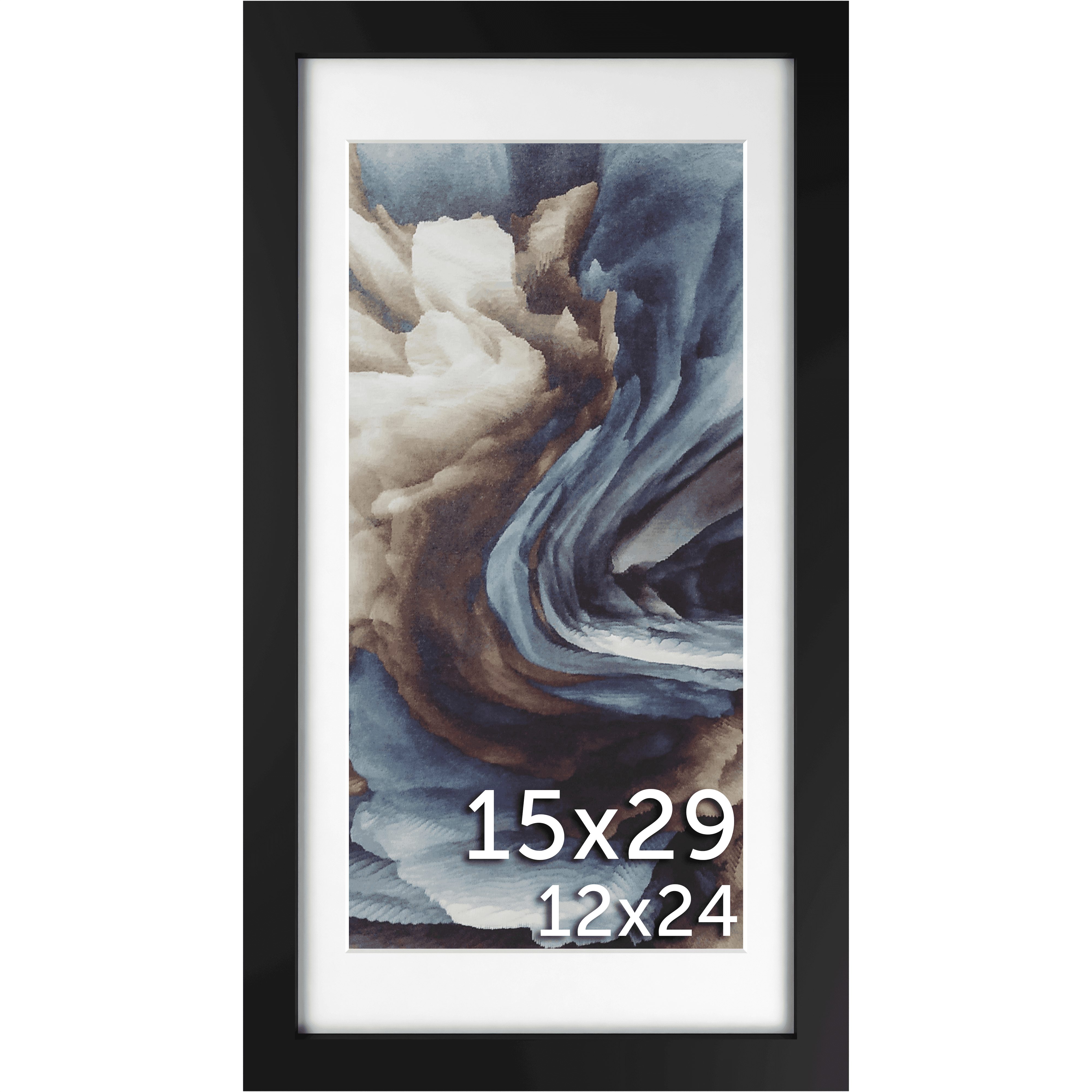 15x29 Matted Frame - Frame Amo