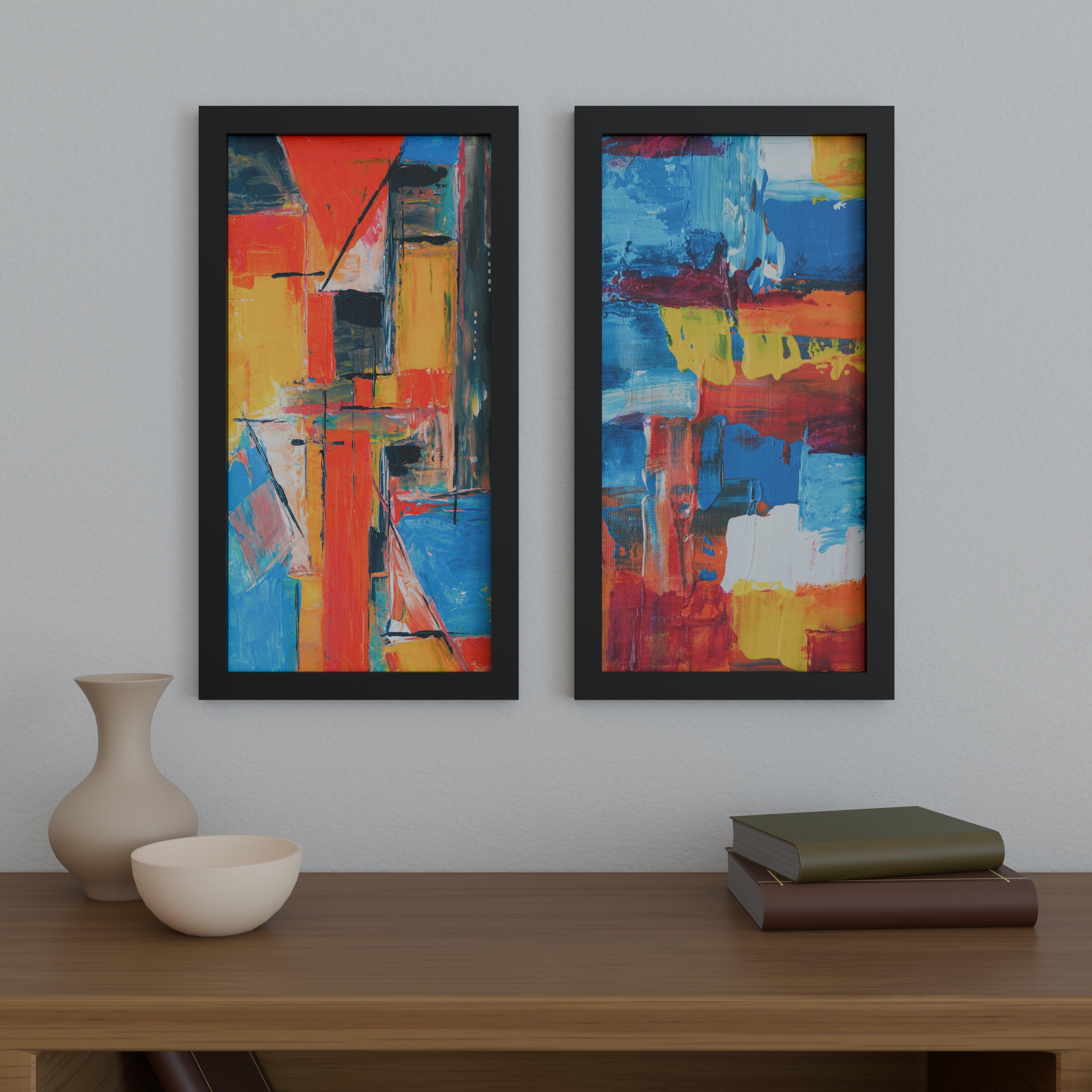 15x30 Matted Wood Frame - Signature Glass