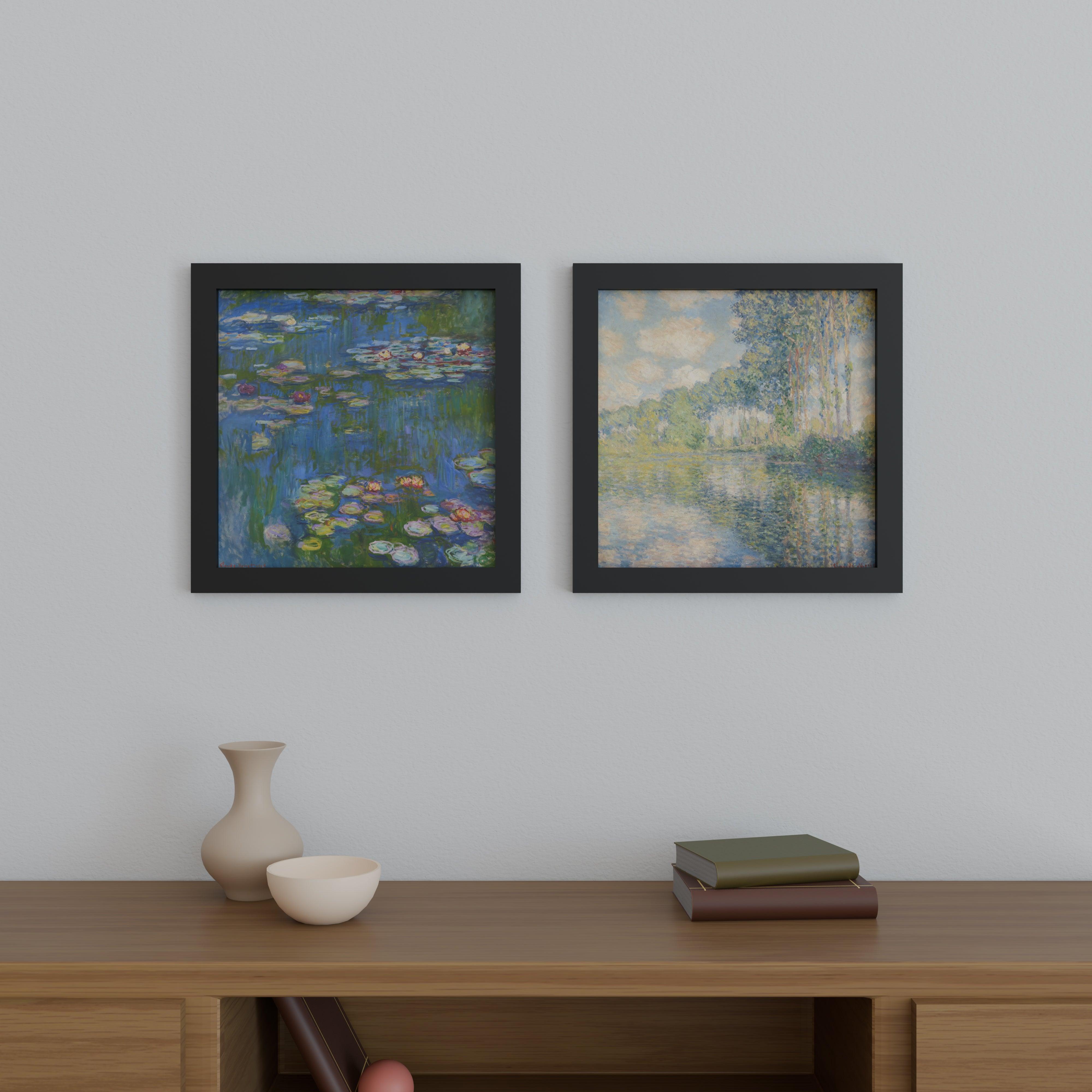 17x17 Matted Wood Frame - Signature Glass
