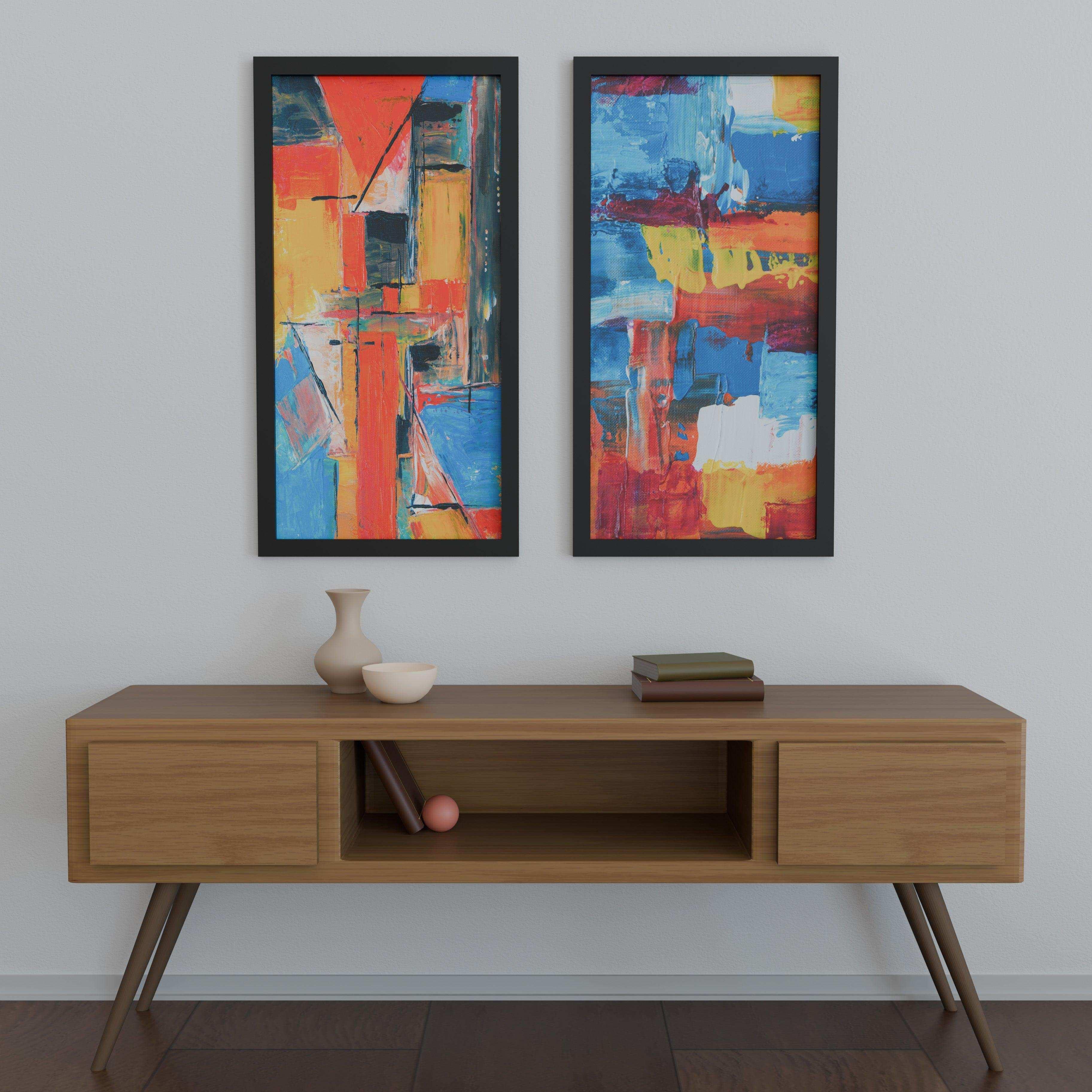 20x40 Matted Wood Frame - Signature Glass