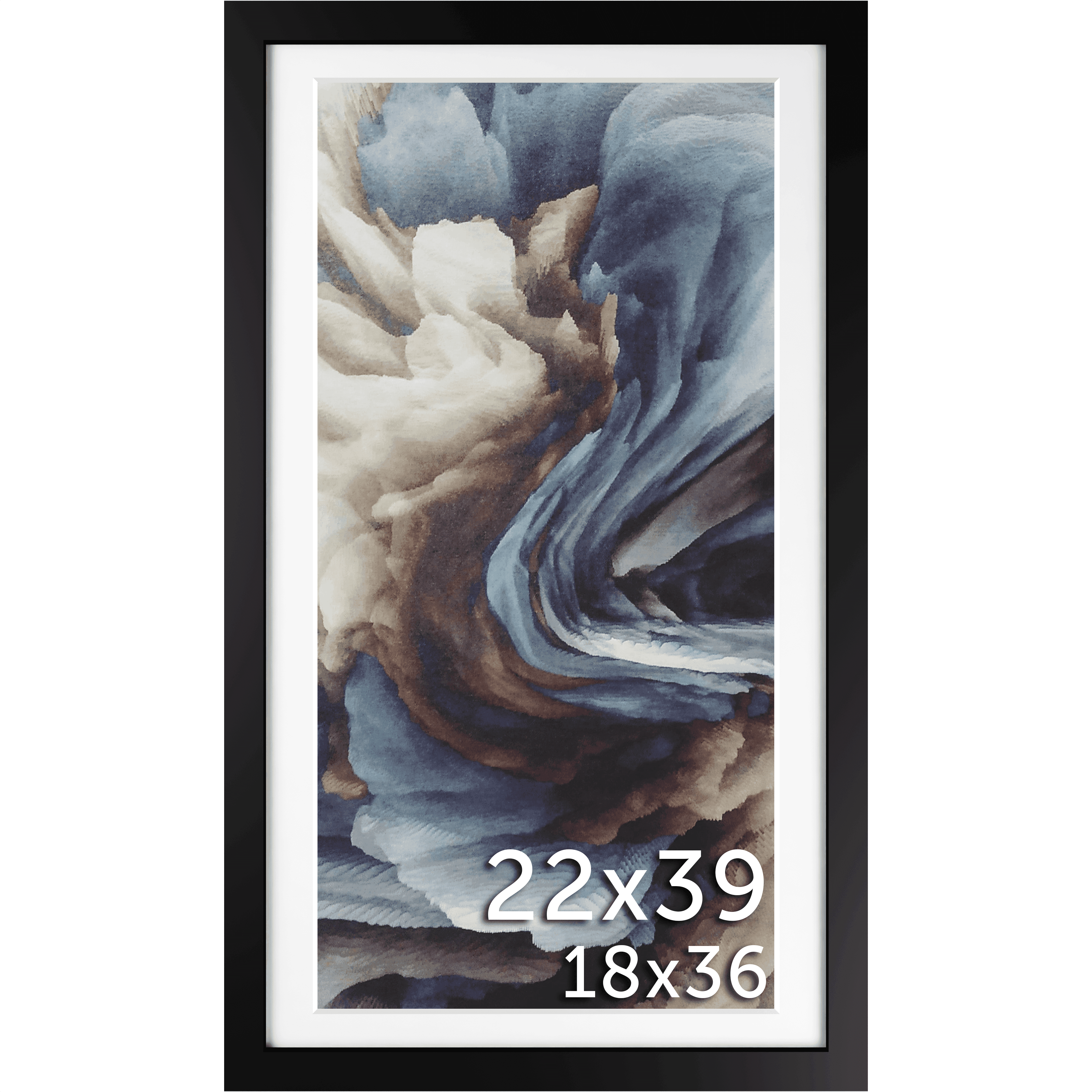 22x39 Matted Frame - Frame Amo