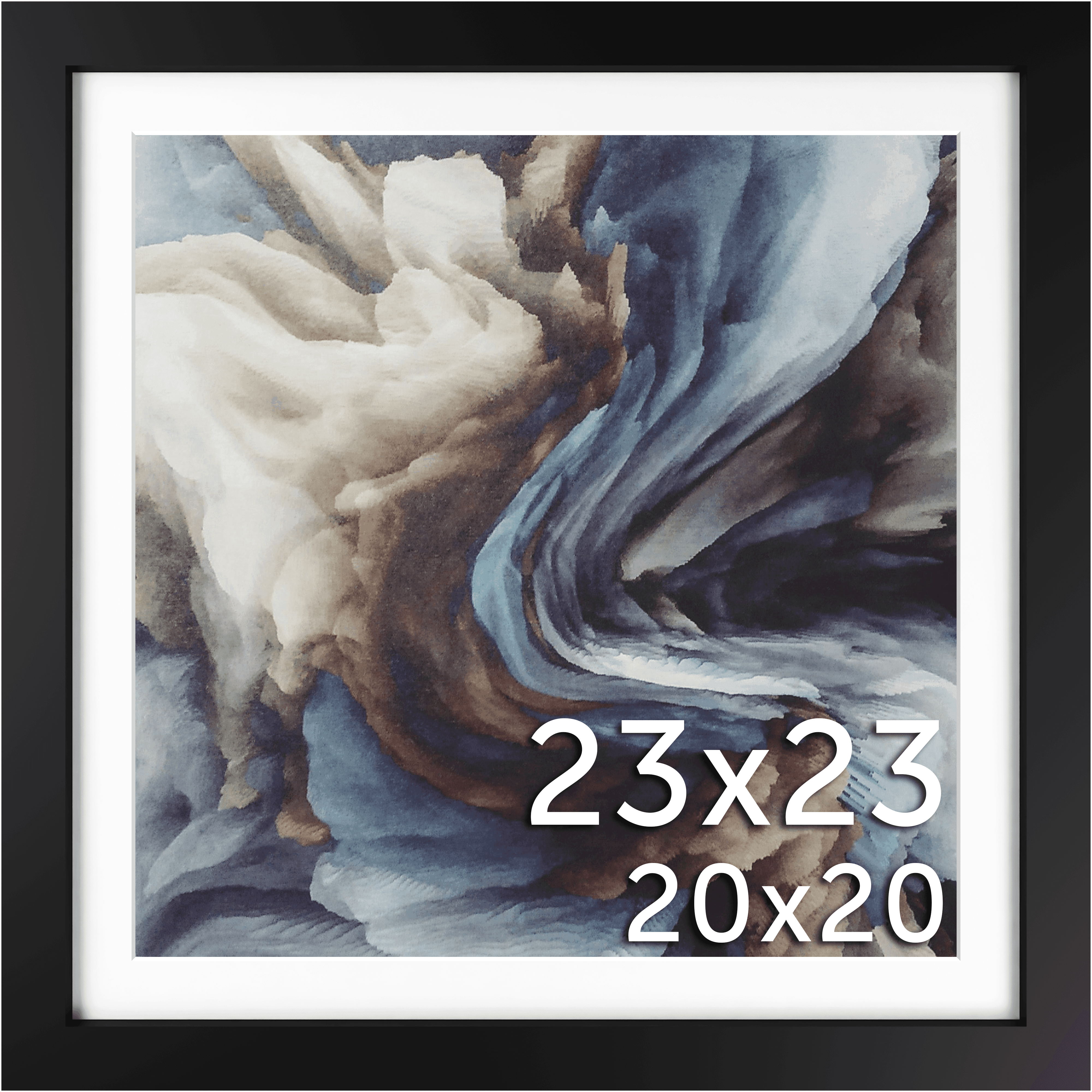 23x23 Matted Frame - Frame Amo