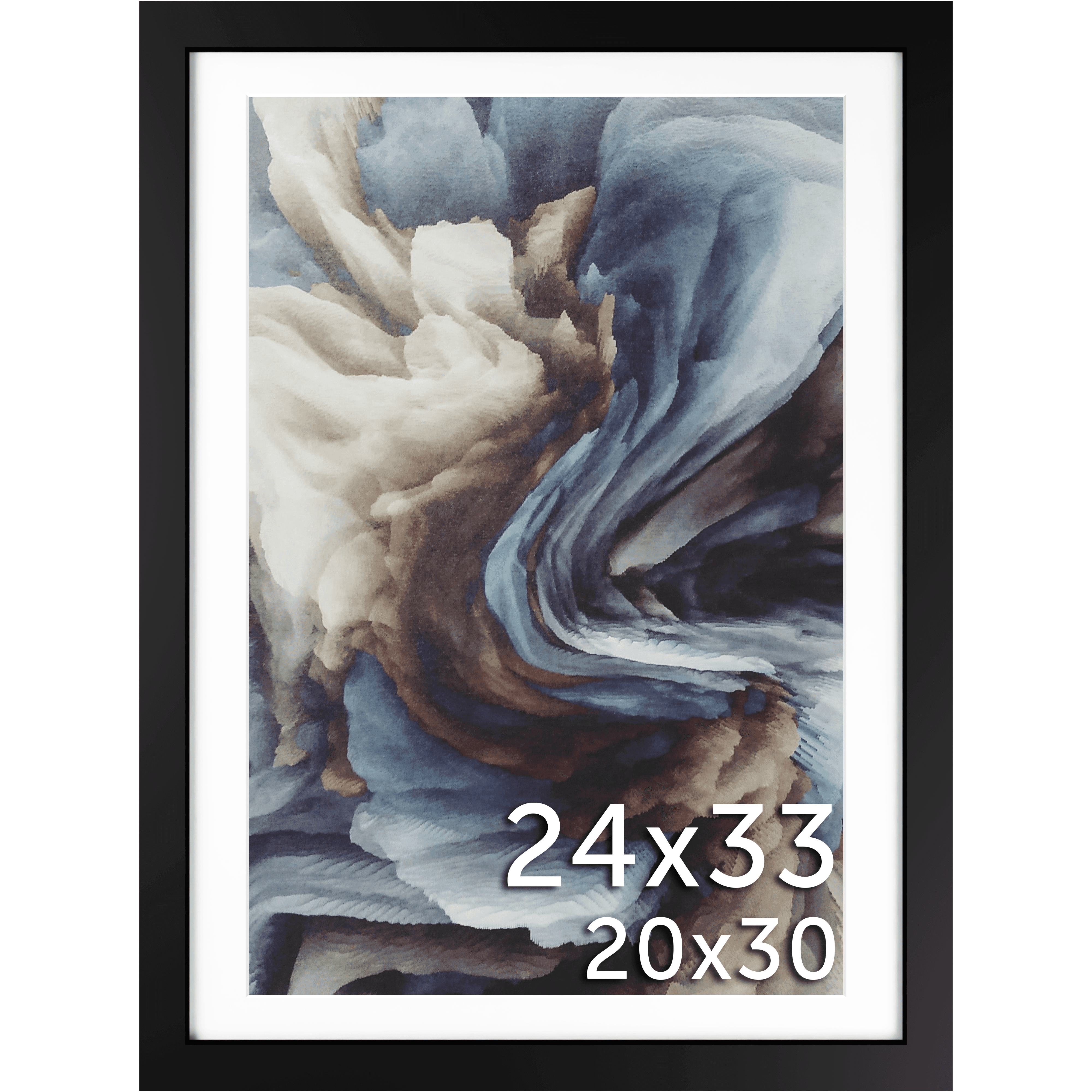 24x33 Matted Frame - Frame Amo