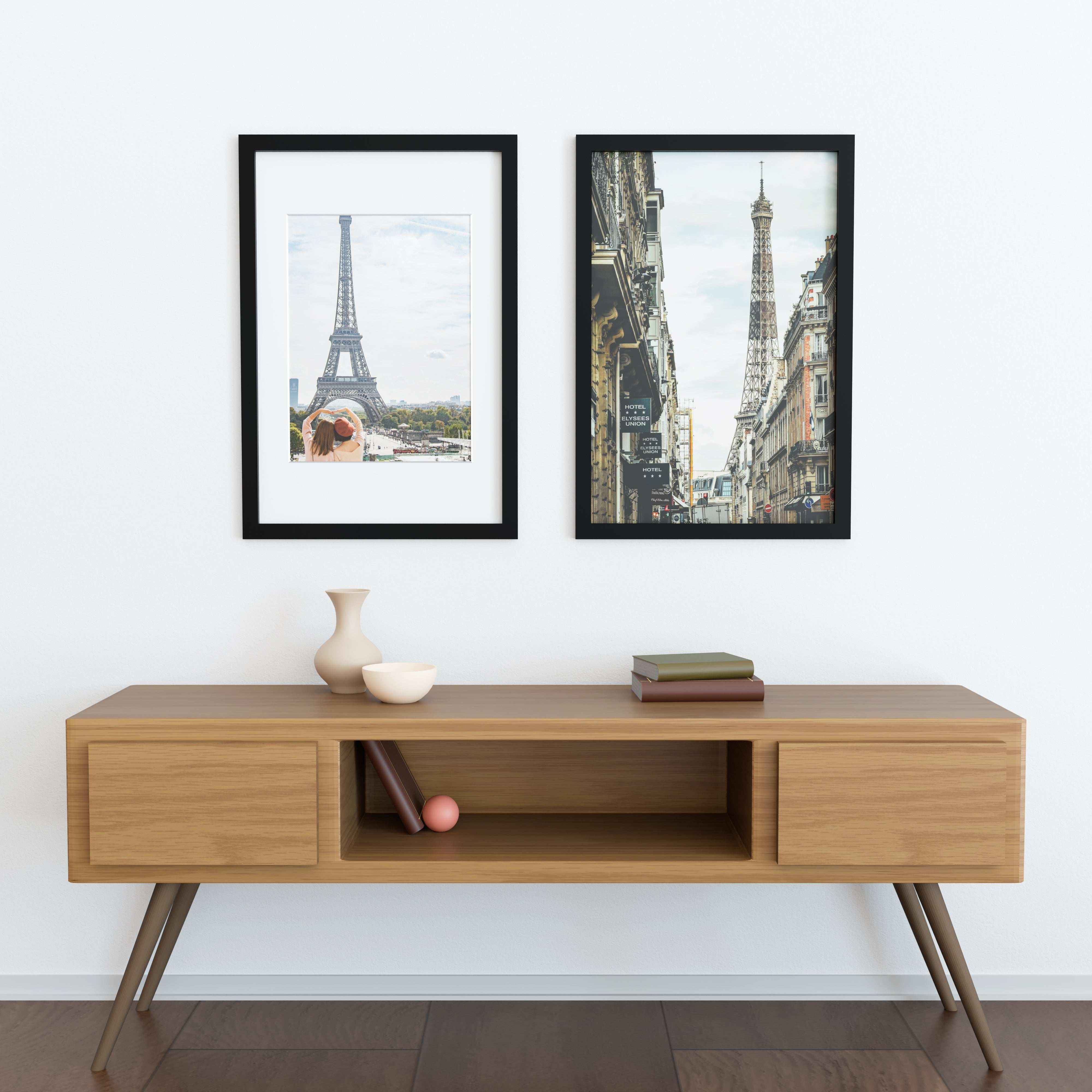 24x36 Wood Frame Double Matted to 20x30 and 18x24 - Glass