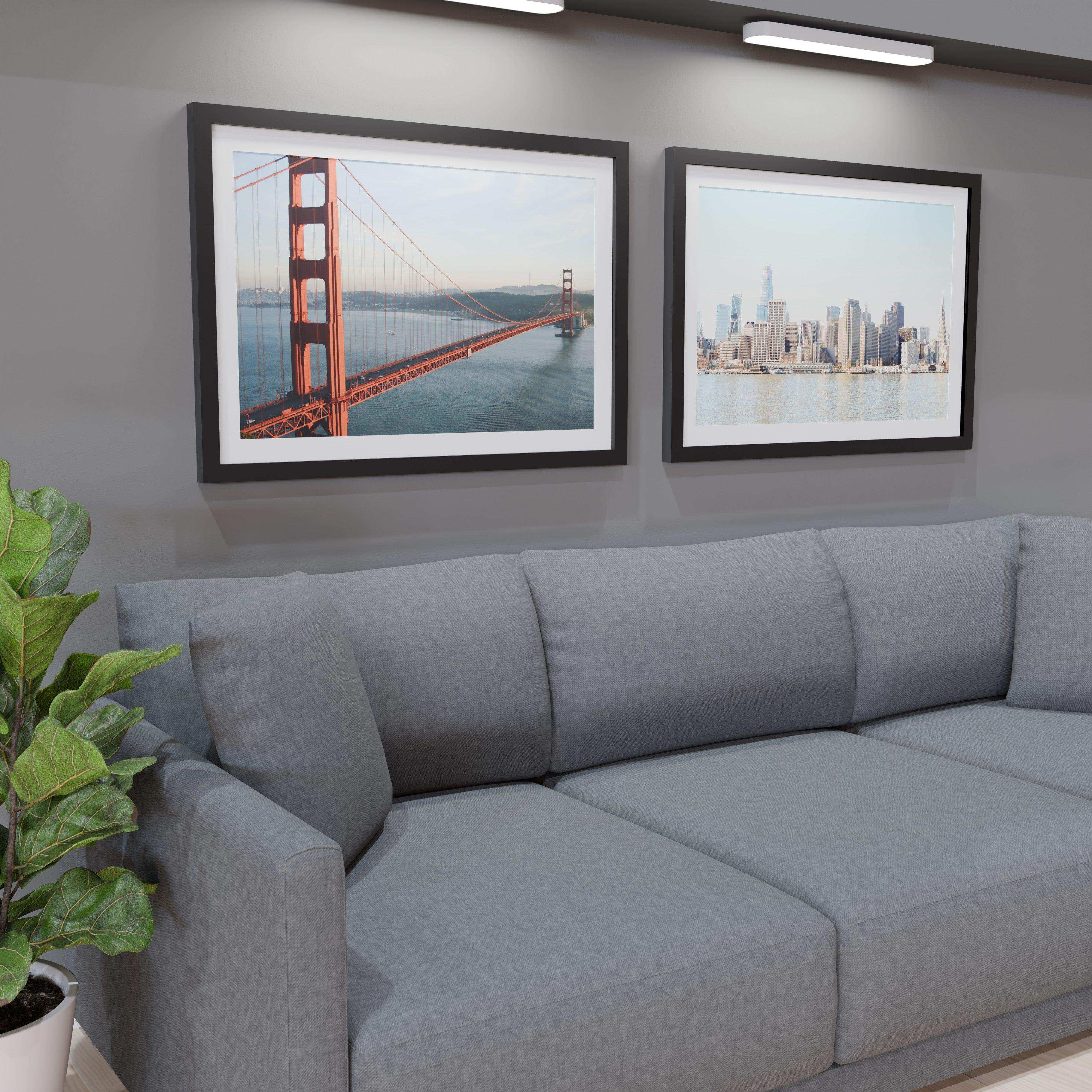 28x40 Matted Wood Frame - Signature Glass