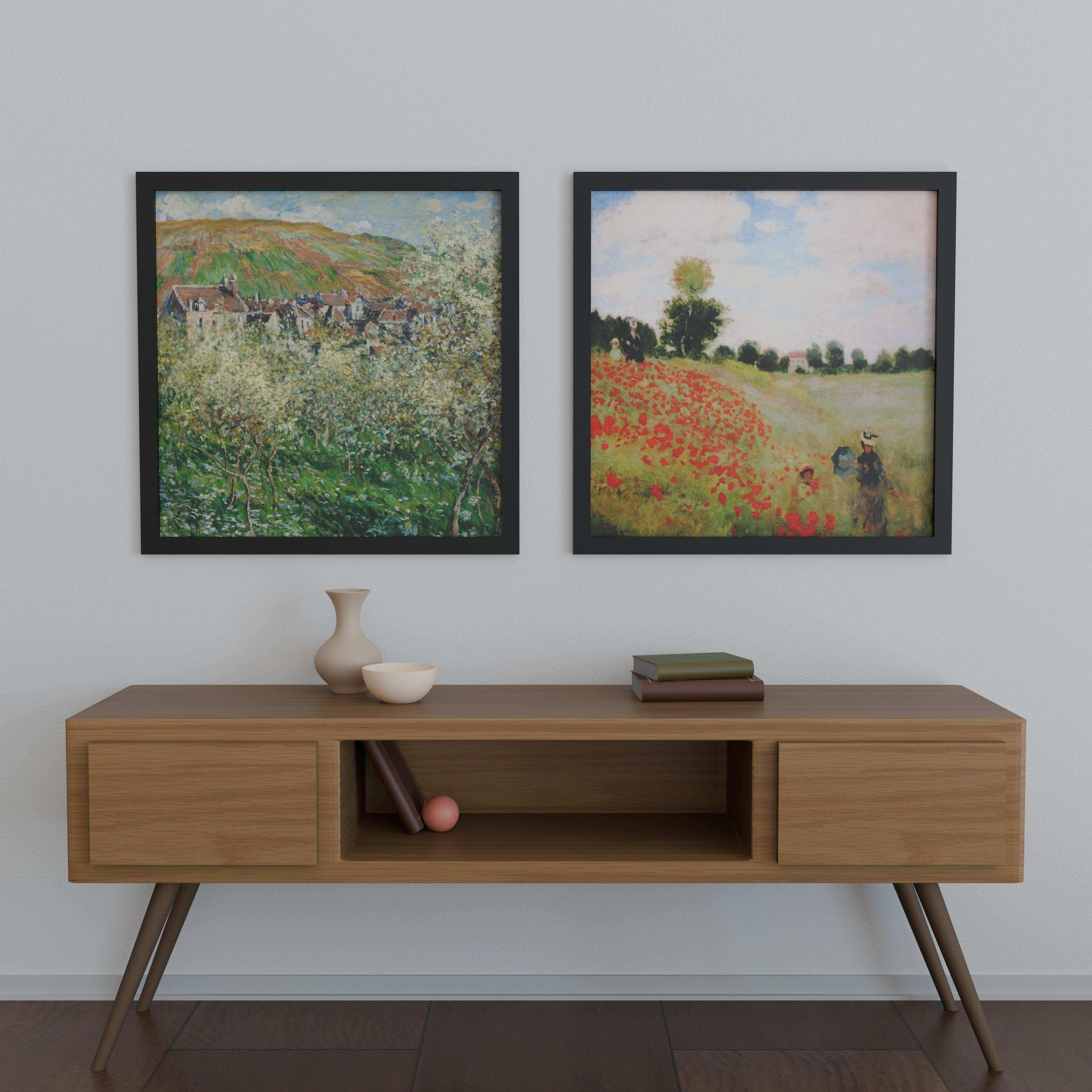 30x30 Marco Foto Madera Mate