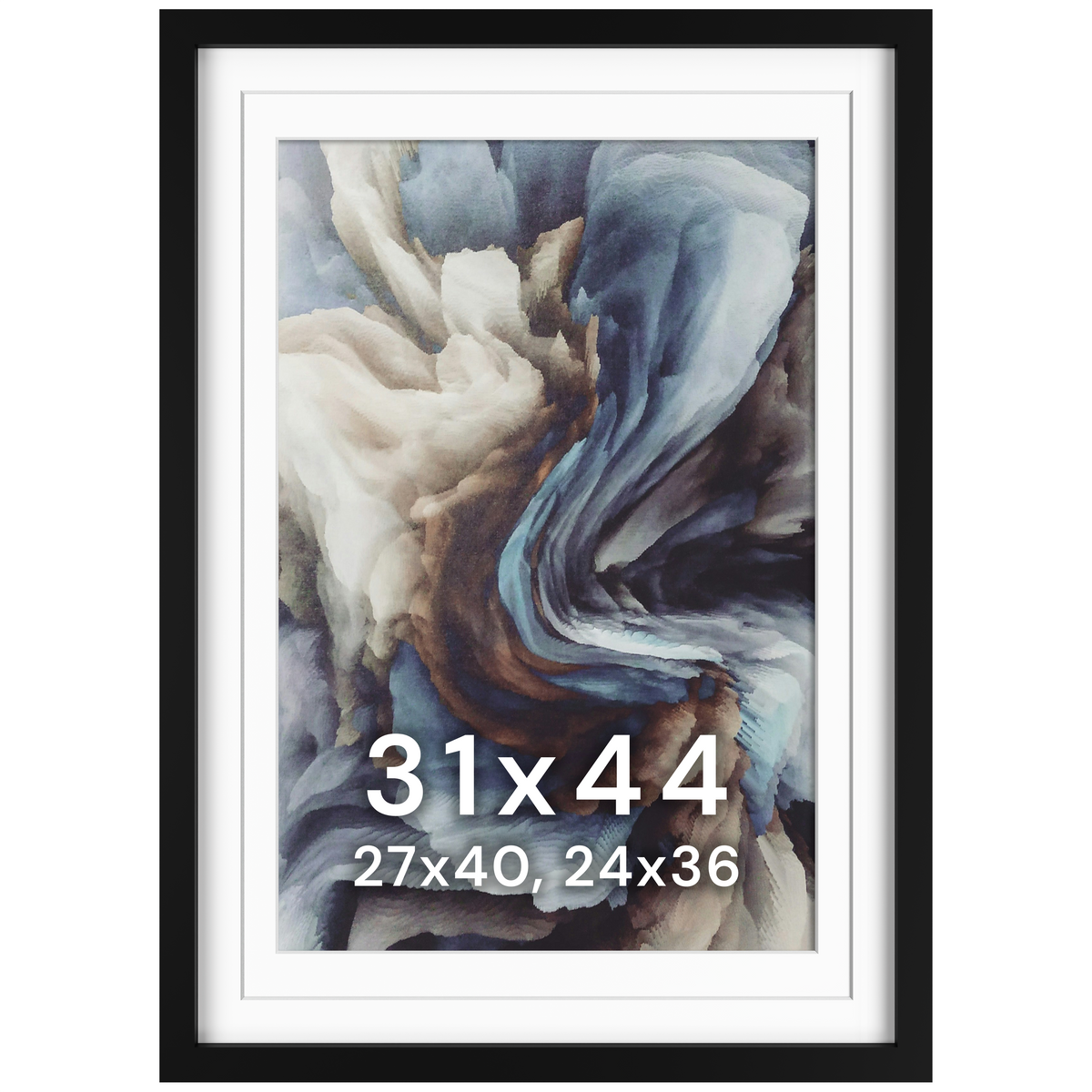 27x40 Marco Foto Madera Mate