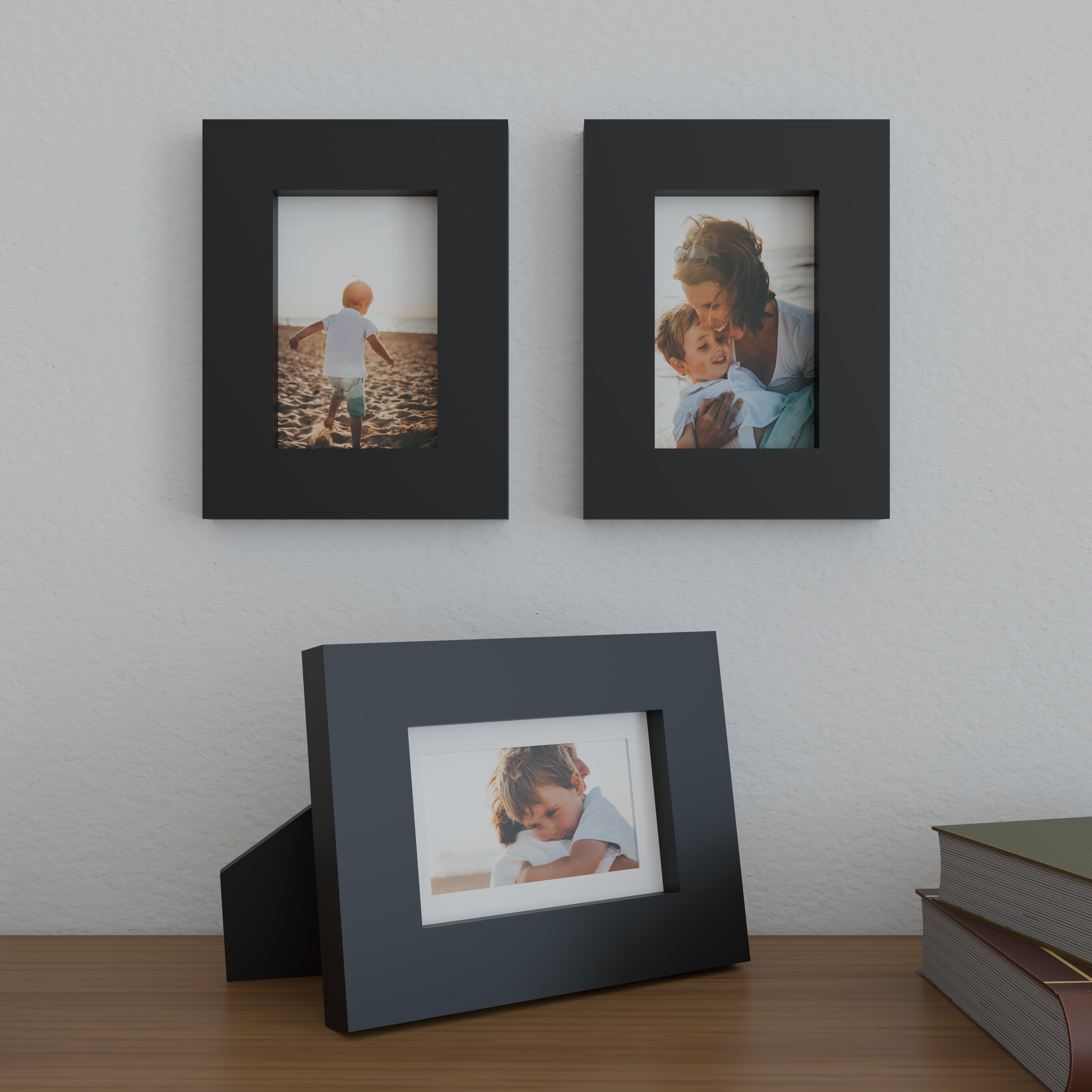 4x6 Matted Wood Frame - Signature Glass