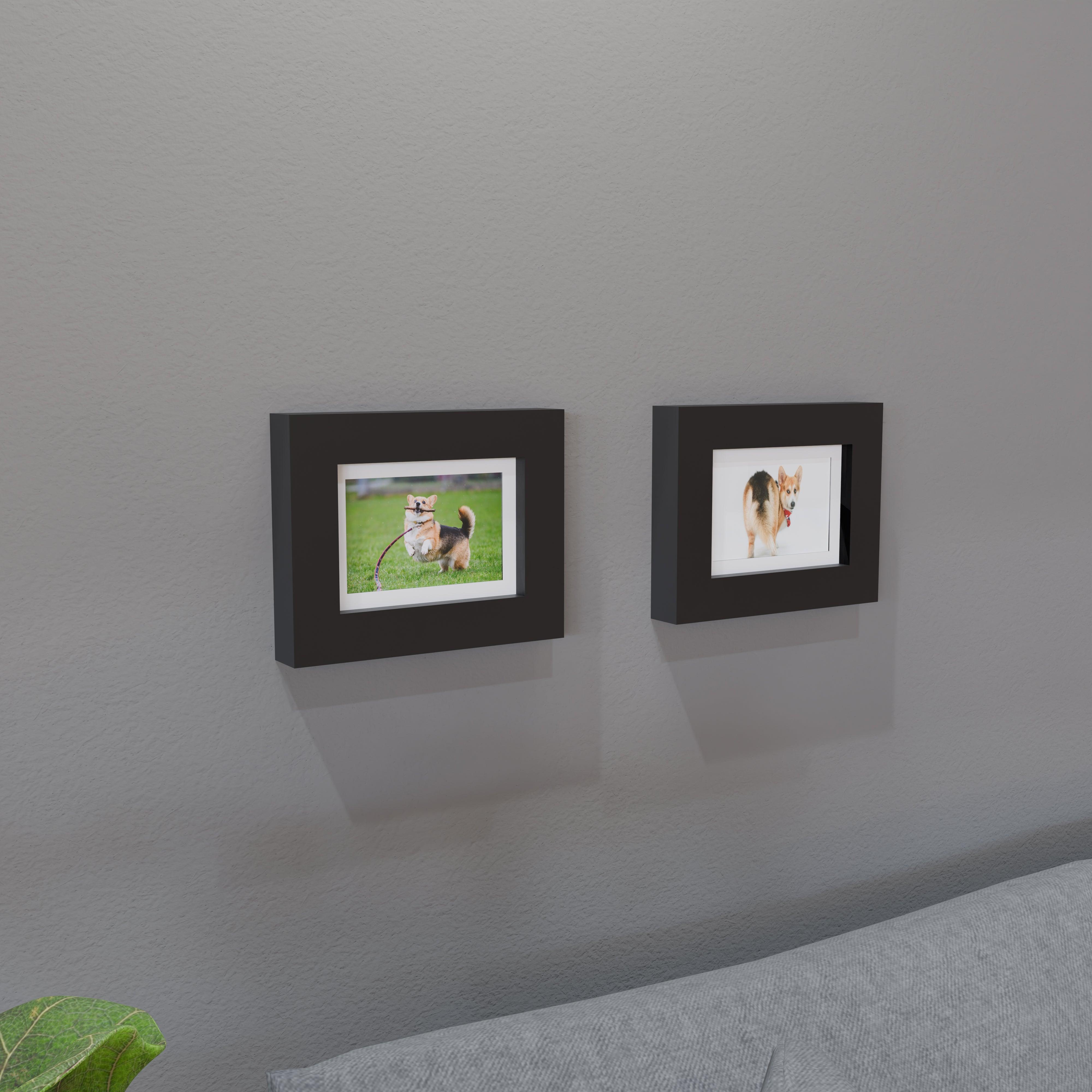 5x7 Matted Wood Frame - Signature Glass