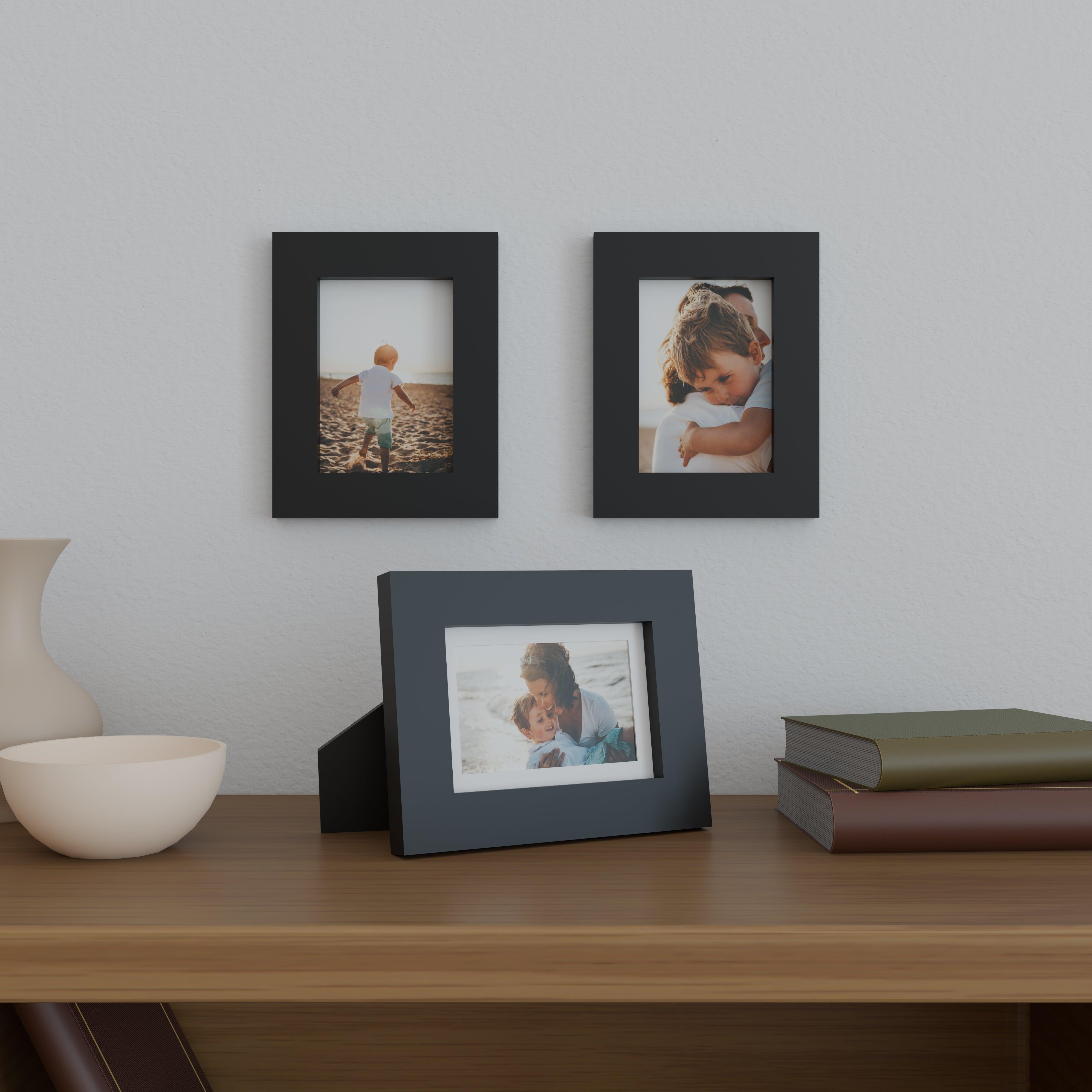 5x7 Marco Foto Madera Mate