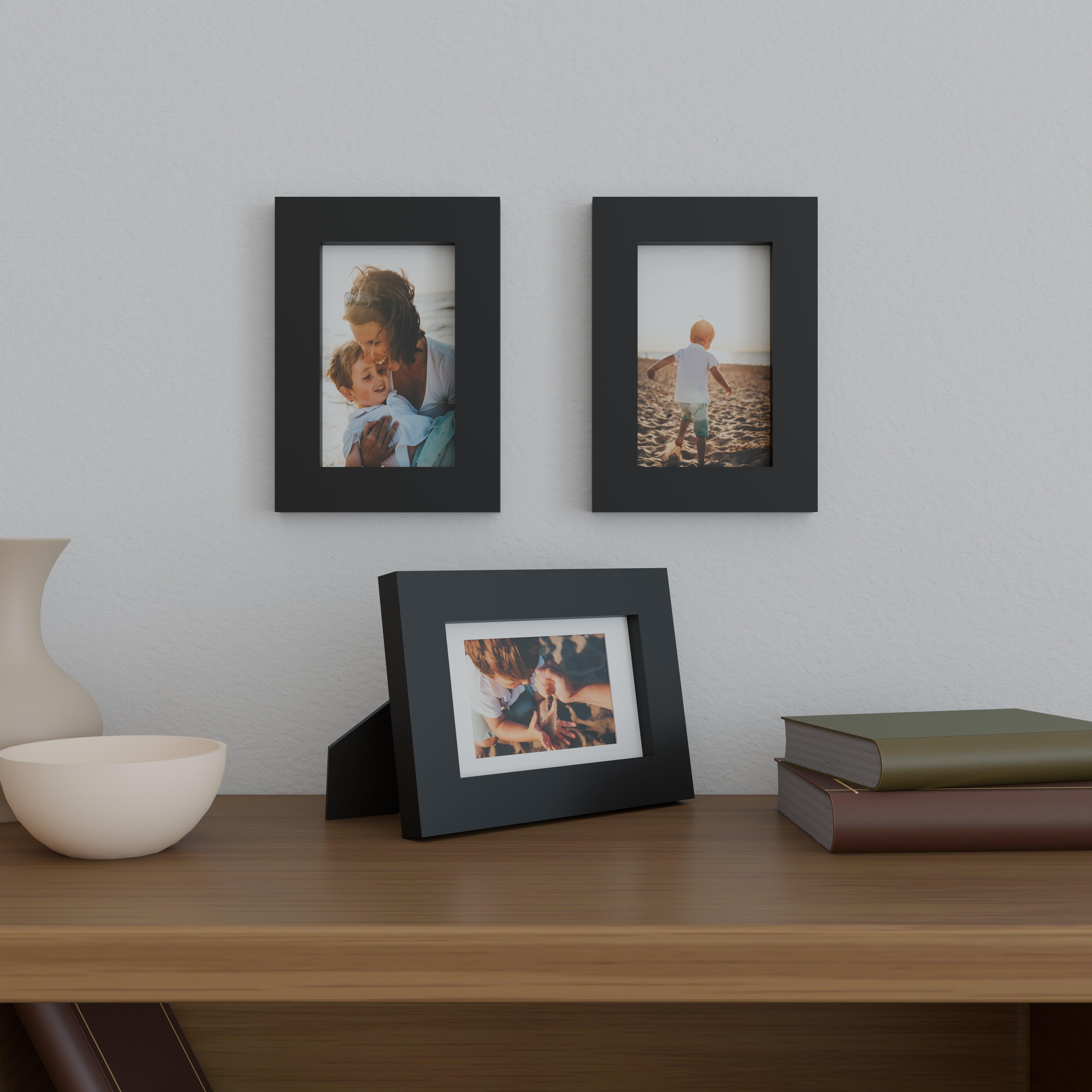 5x8 Matted Wood Frame - Signature Glass