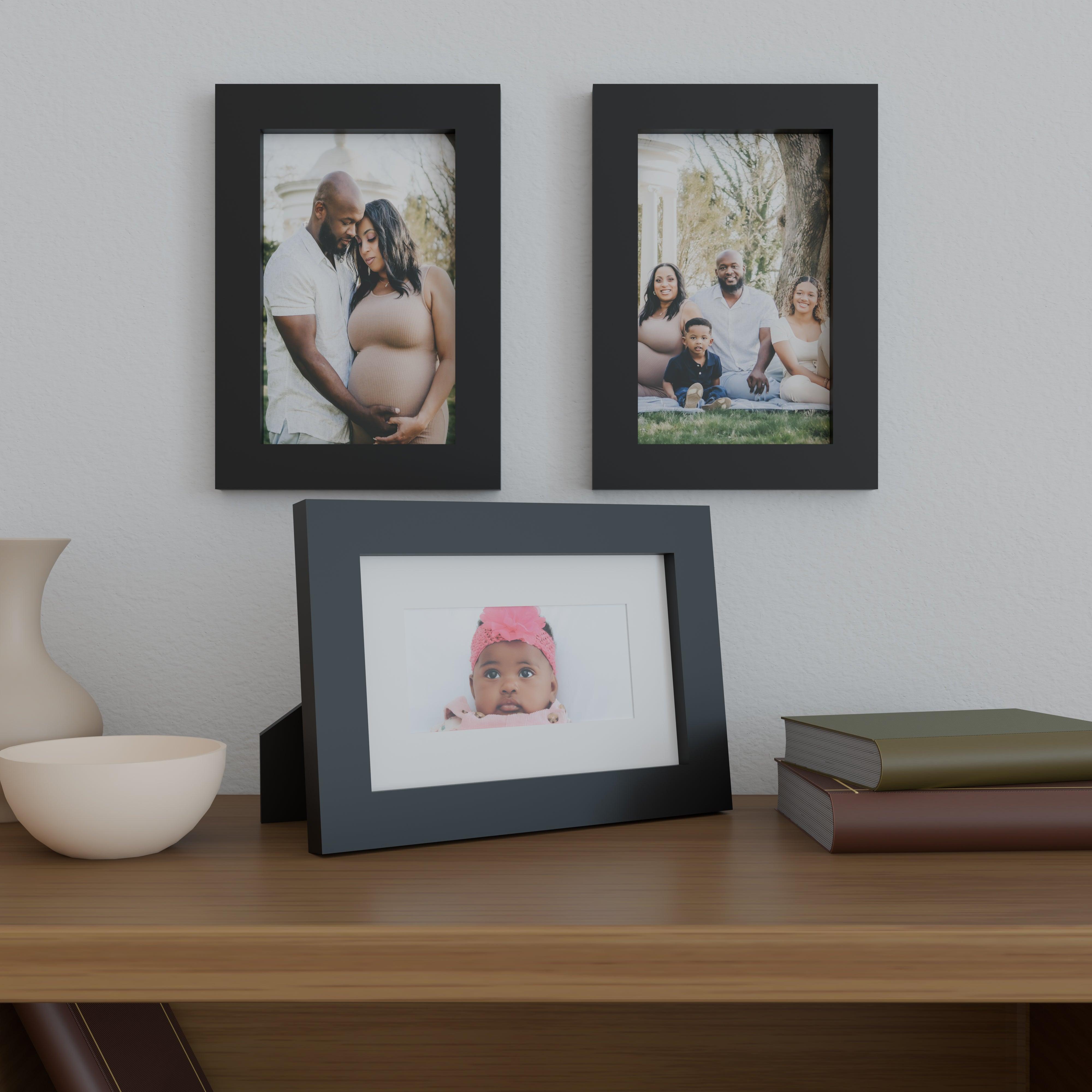 7x11 Matted Wood Frame - Signature Glass