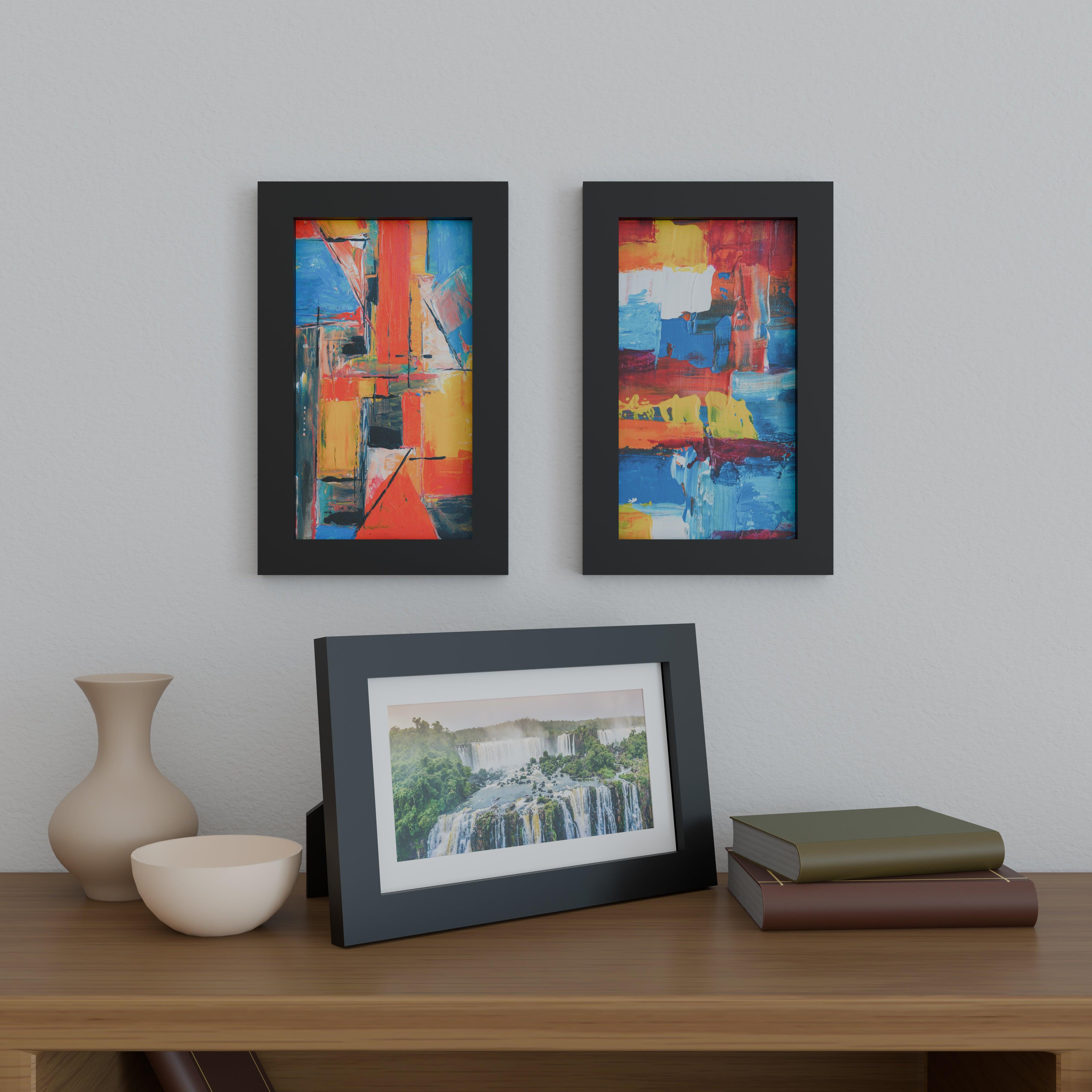 8x14 Marco Foto Madera Mate