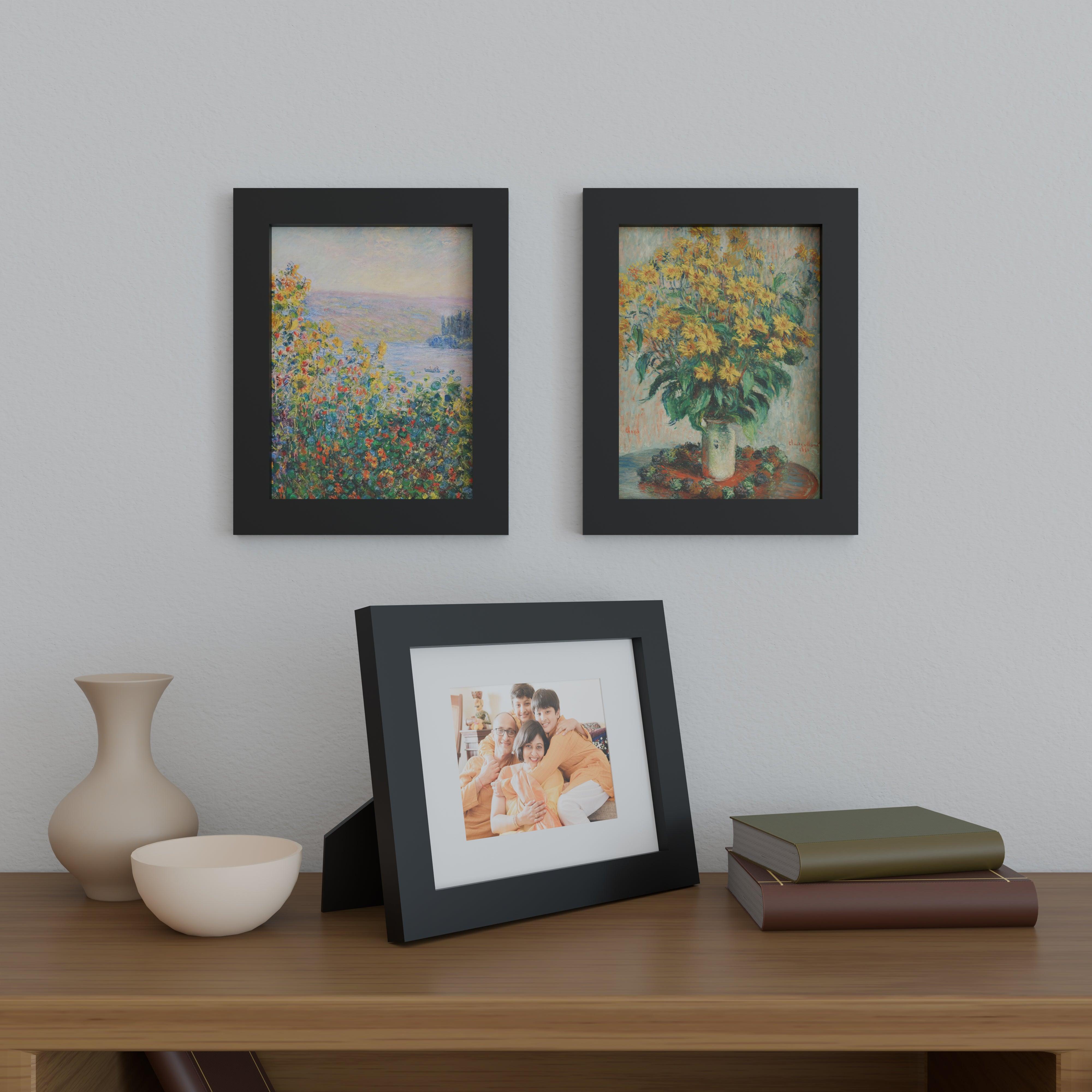 9x12 Matted Wood Frame - Signature Glass