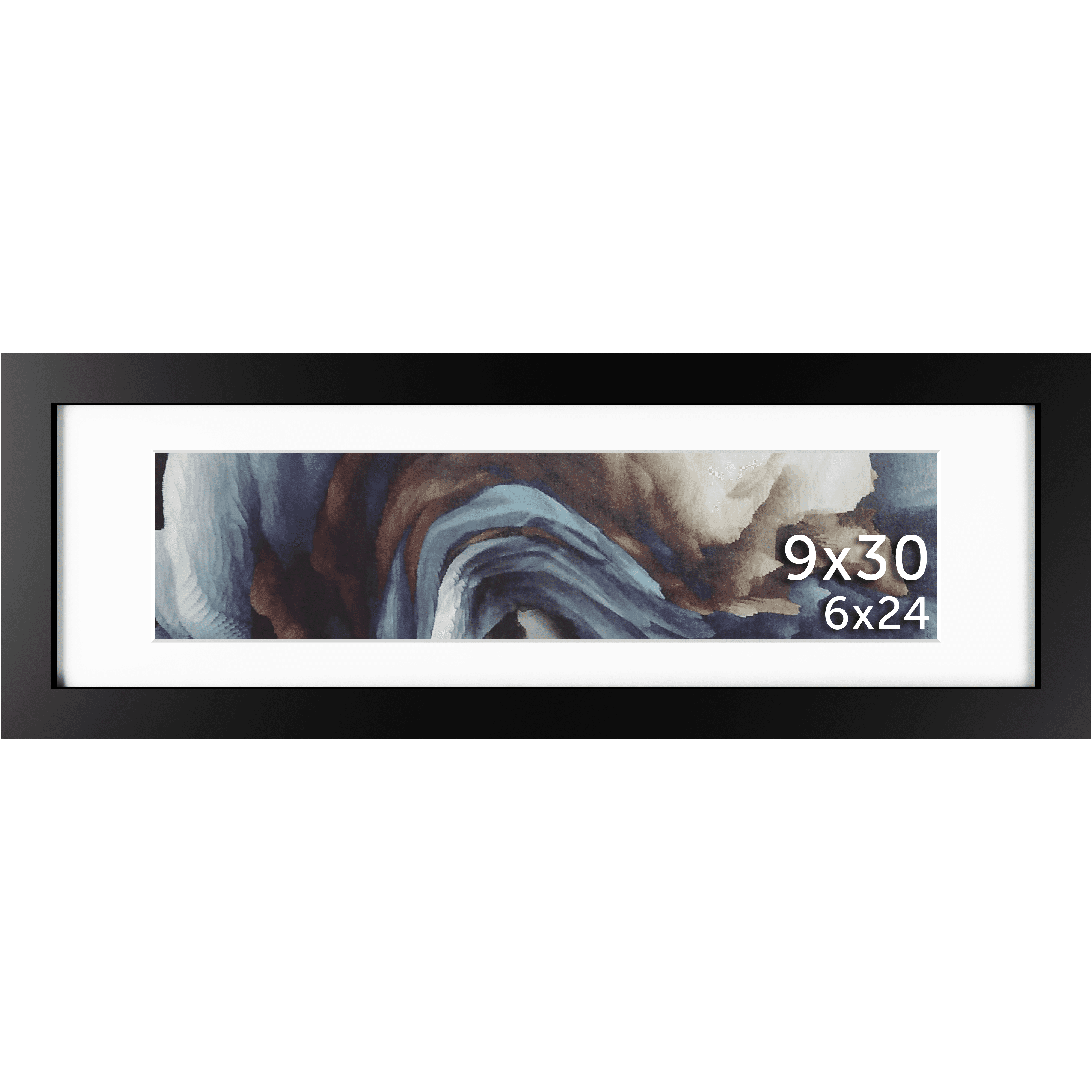 9x30 Matted Frame - Frame Amo