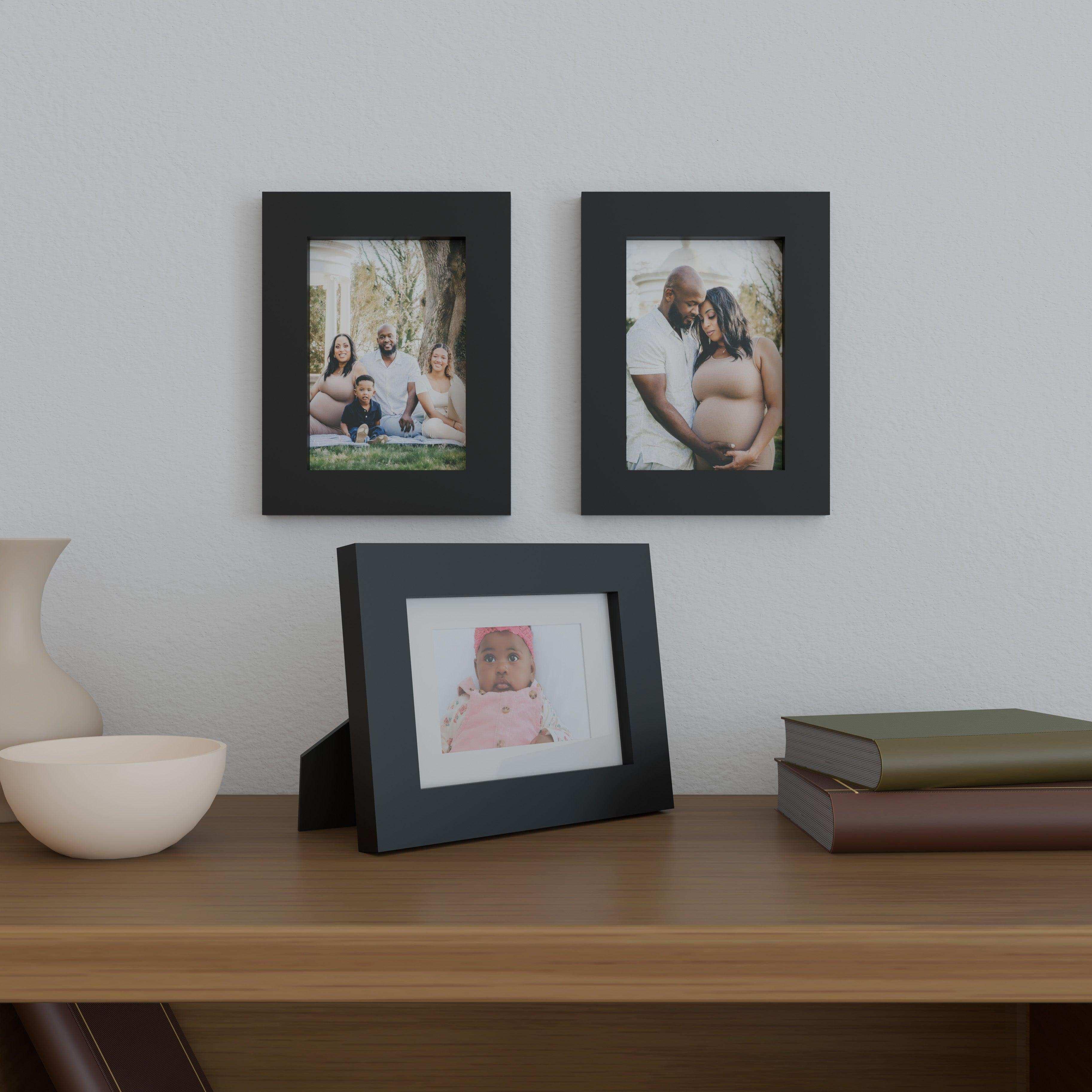 A5 Matted Wood Frame - Signature Glass