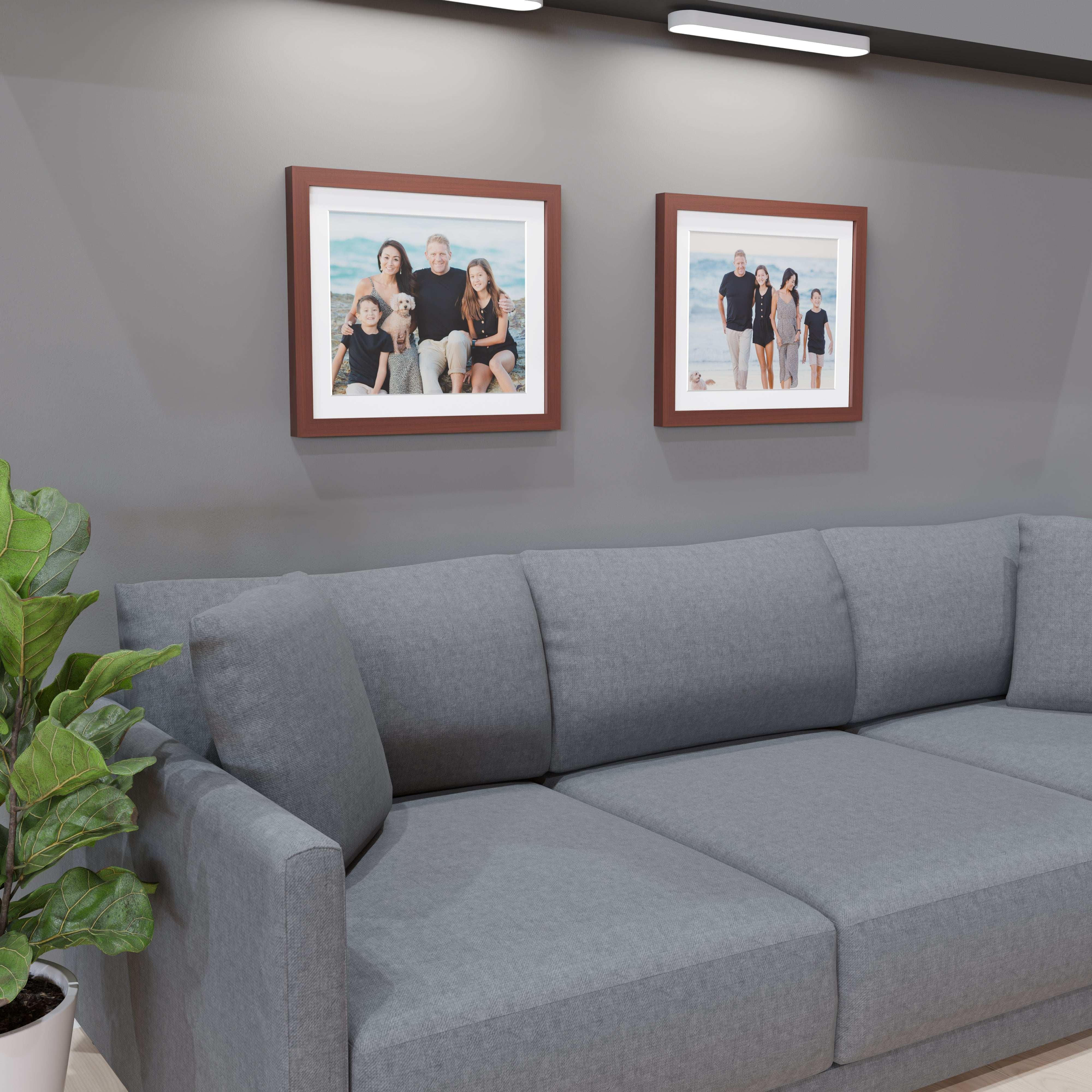 20x24 Marco Foto Madera Mate